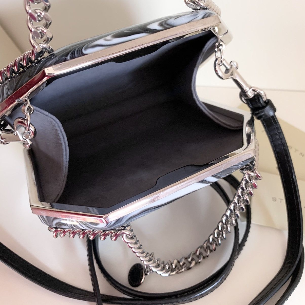 Stella McCartney Falabella minadiere clutch crossbody bag $3750 retail Size ONE SIZE - 6 Thumbnail