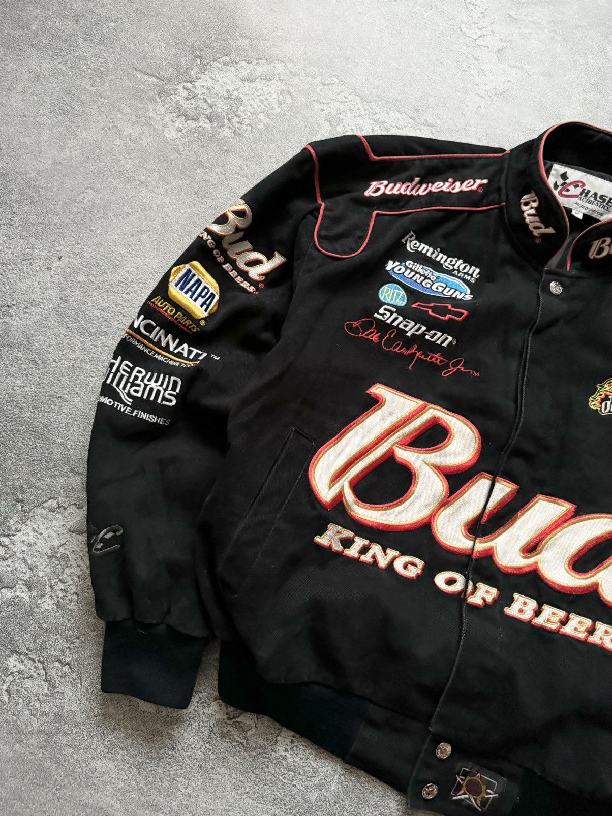 NASCAR × Racing × Vintage Bud Budweiser King of Beer NASCAR