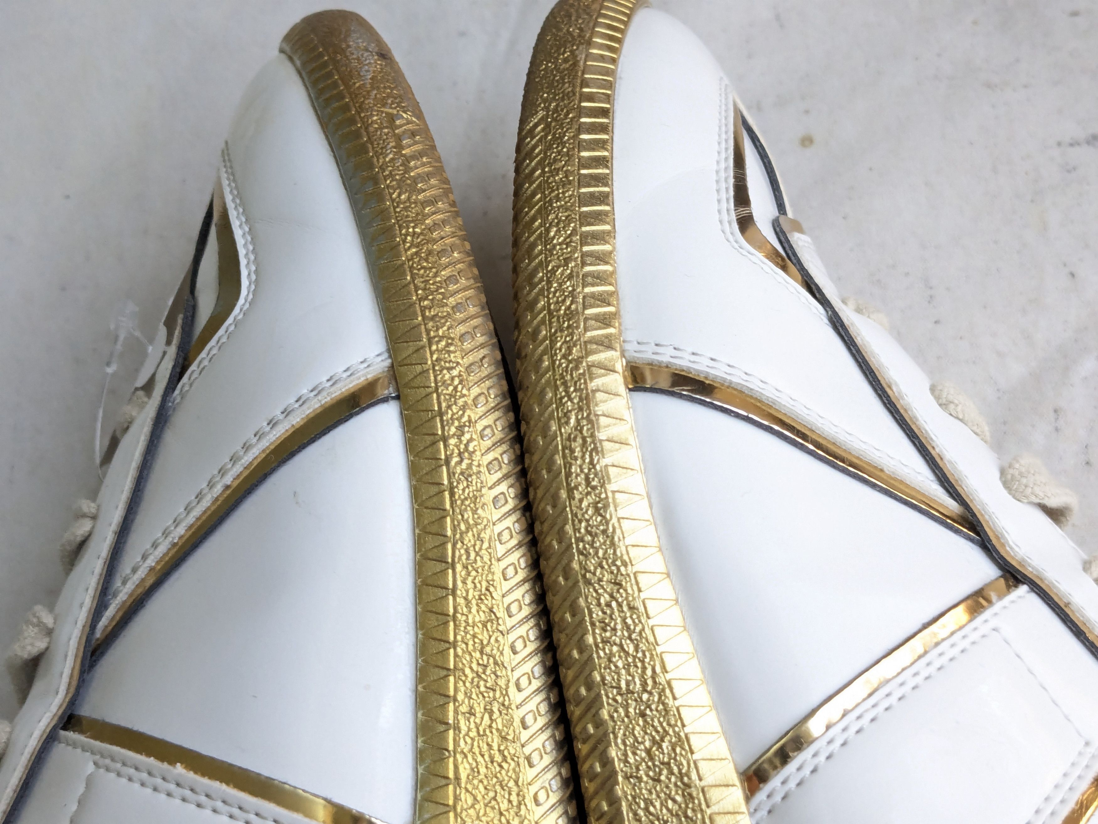 Maison Margiela Maison Margiela GAT Replica White Gold Patent Leather 8 41 Size US 8 / EU 41 - 9 Thumbnail