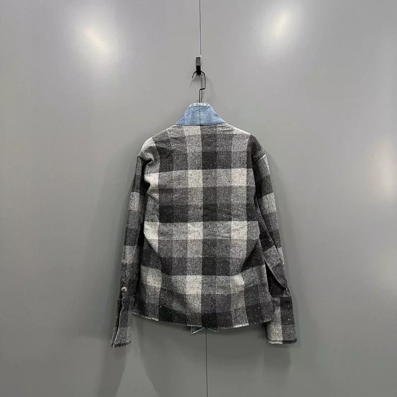 Greg Lauren greg lauren Cowboy patchwork plaid shirt 2506-Nextarrow Size US M / EU 48-50 / 2 - 2 Thumbnail