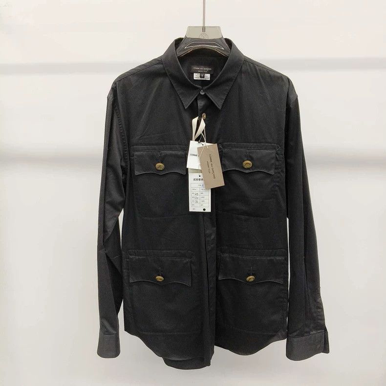 Comme des Garcons Comme Des Garcons Black long sleeved shirt 2505-Nextarrow Size US M / EU 48-50 / 2 - 2 Thumbnail