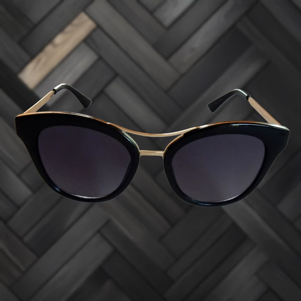Guess GUESS Sunglasses Aviator Women frame Black & Gold 53[]20 145 GF0304 01C Size ONE SIZE - 1 Thumbnail