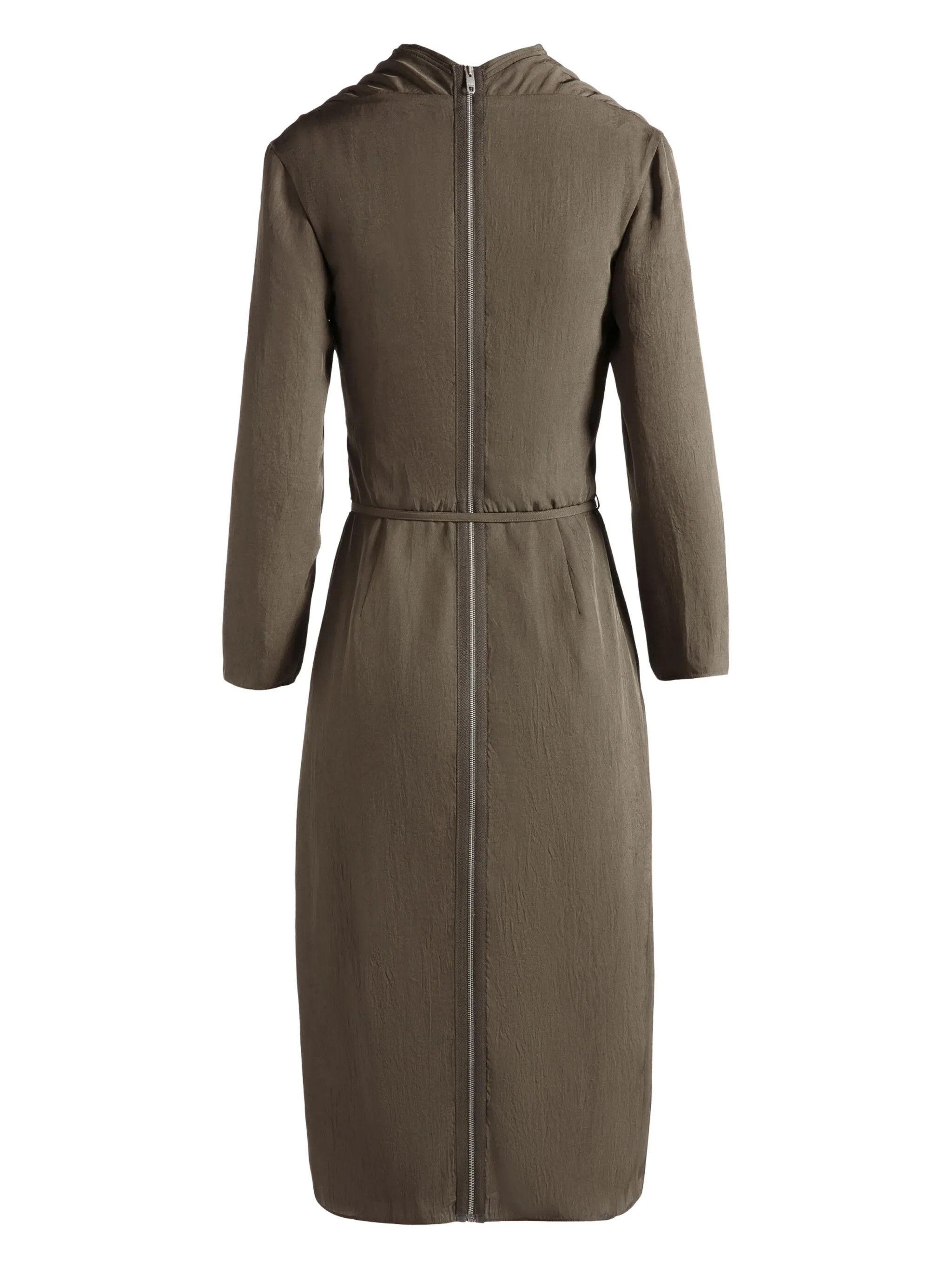 Bally o1y0725 Midi Dress in Military Green Size M / US 6-8 / IT 42-44 - 2 Thumbnail