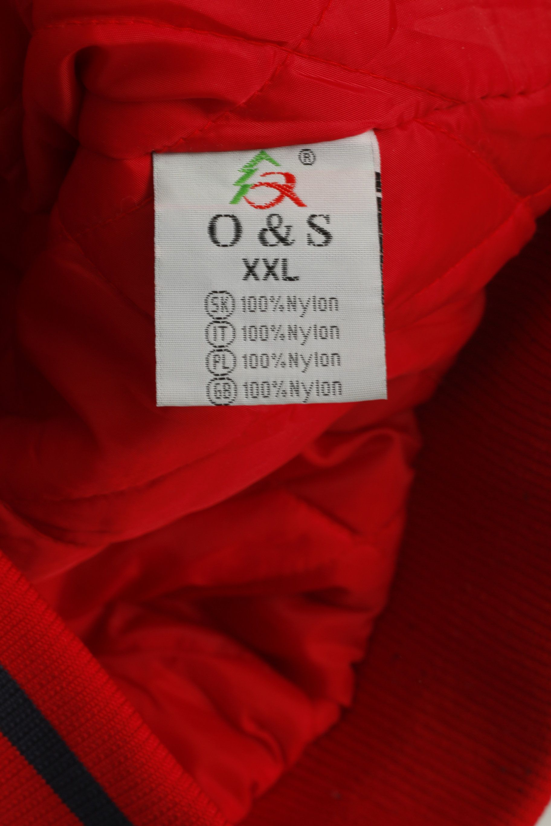 Vintage Q&A Women XXL Jacket Red Nylon Italia Unisex 9552 Size XXL / US 16-18 / IT 52-54 - 6 Thumbnail