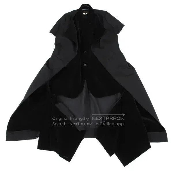 Comme des Garcons Comme Des Garcons Black vintage velvet patched top Size S / US 4 / IT 40 - 2 Thumbnail