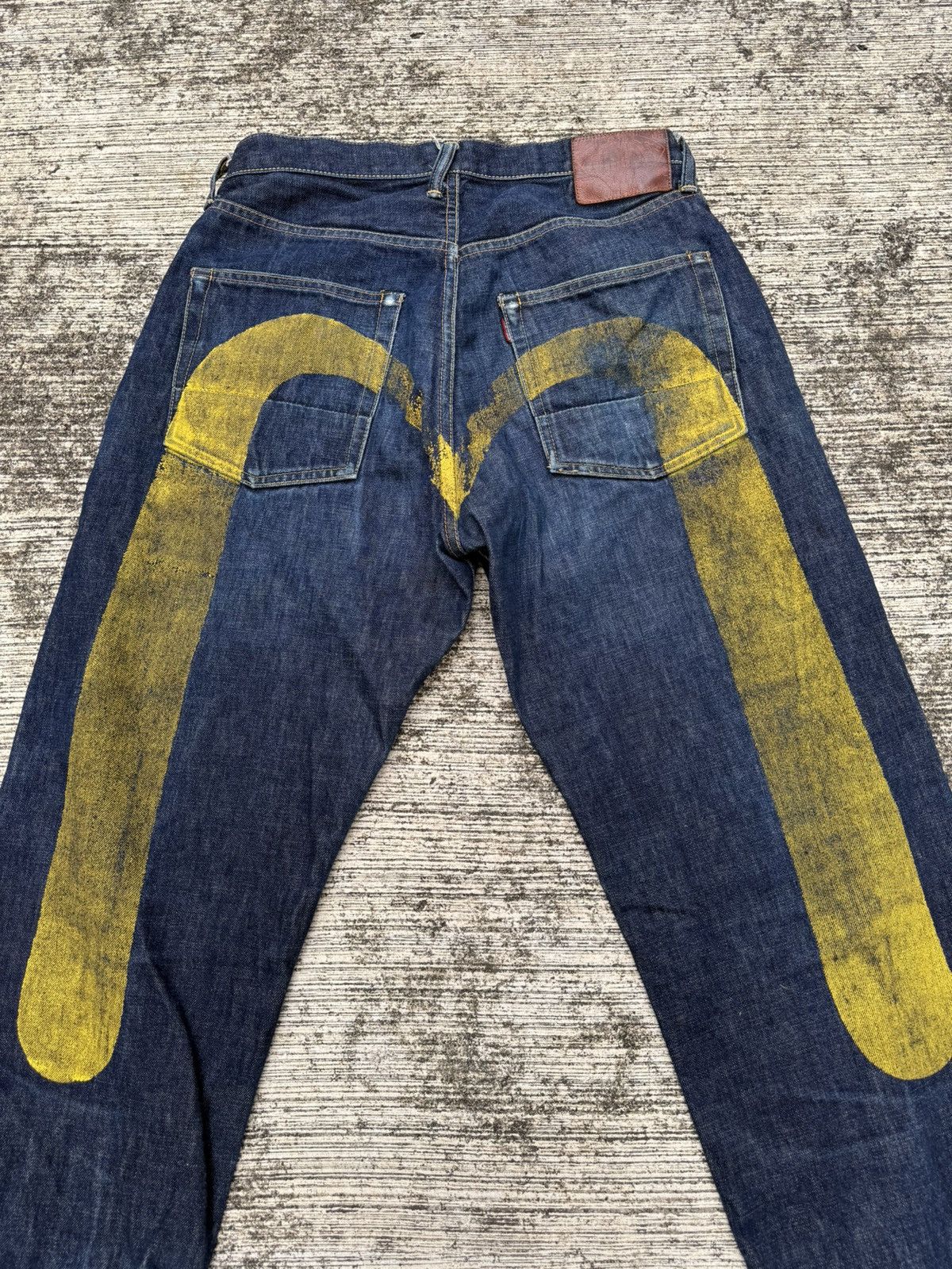 Evisu Evisu Japan Lot 2001 Selvedge Jeans Yellow Seagull Arcuate Size US 32 / EU 48 - 5 Thumbnail