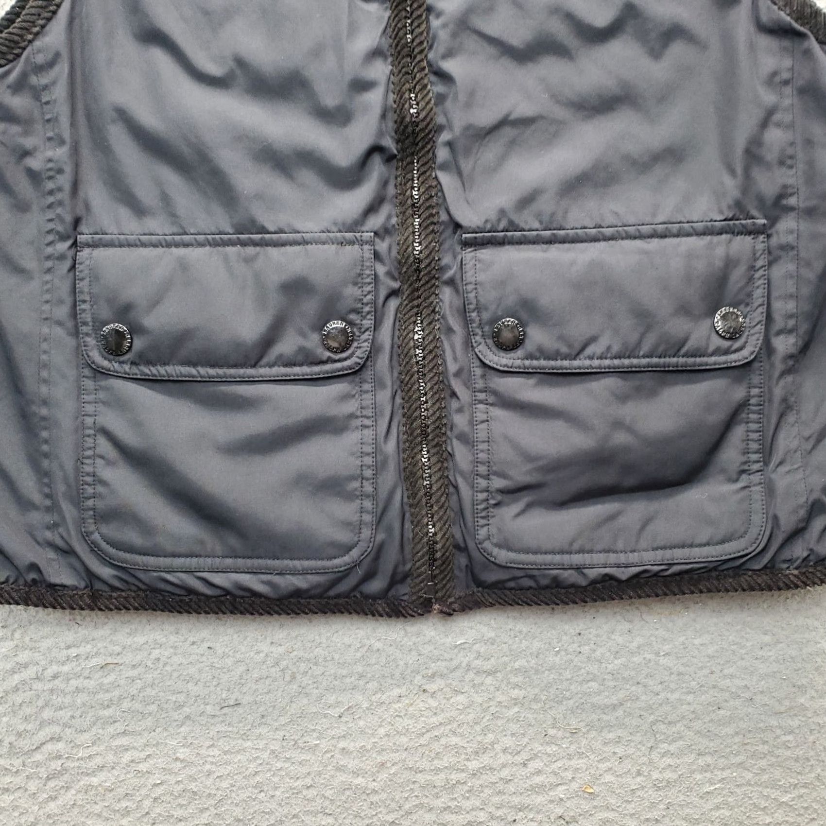 Ralph Lauren Lauren Ralph Lauren Vest Women's L Multicolor Quilted Lined Corduroy Crest Logo Size L / US 10 / IT 46 - 3 Thumbnail
