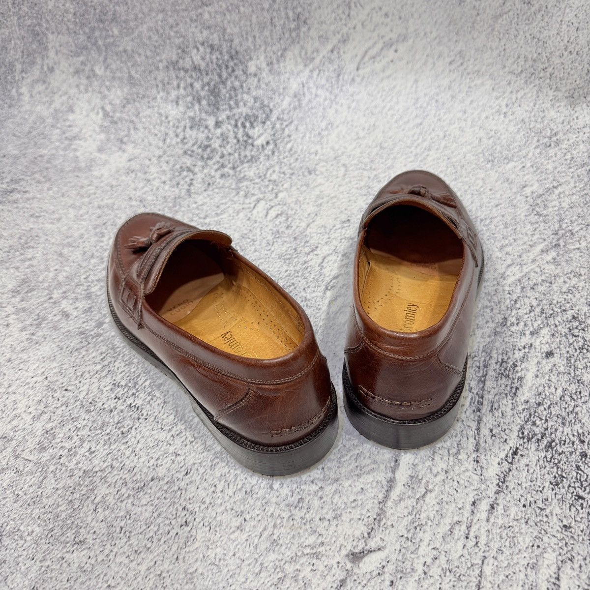 Russell & Bromley Russel & Bromley Mens Brown Leather Tassell Loafers US9.5 Size US 9.5 / EU 42-43 - 4 Thumbnail