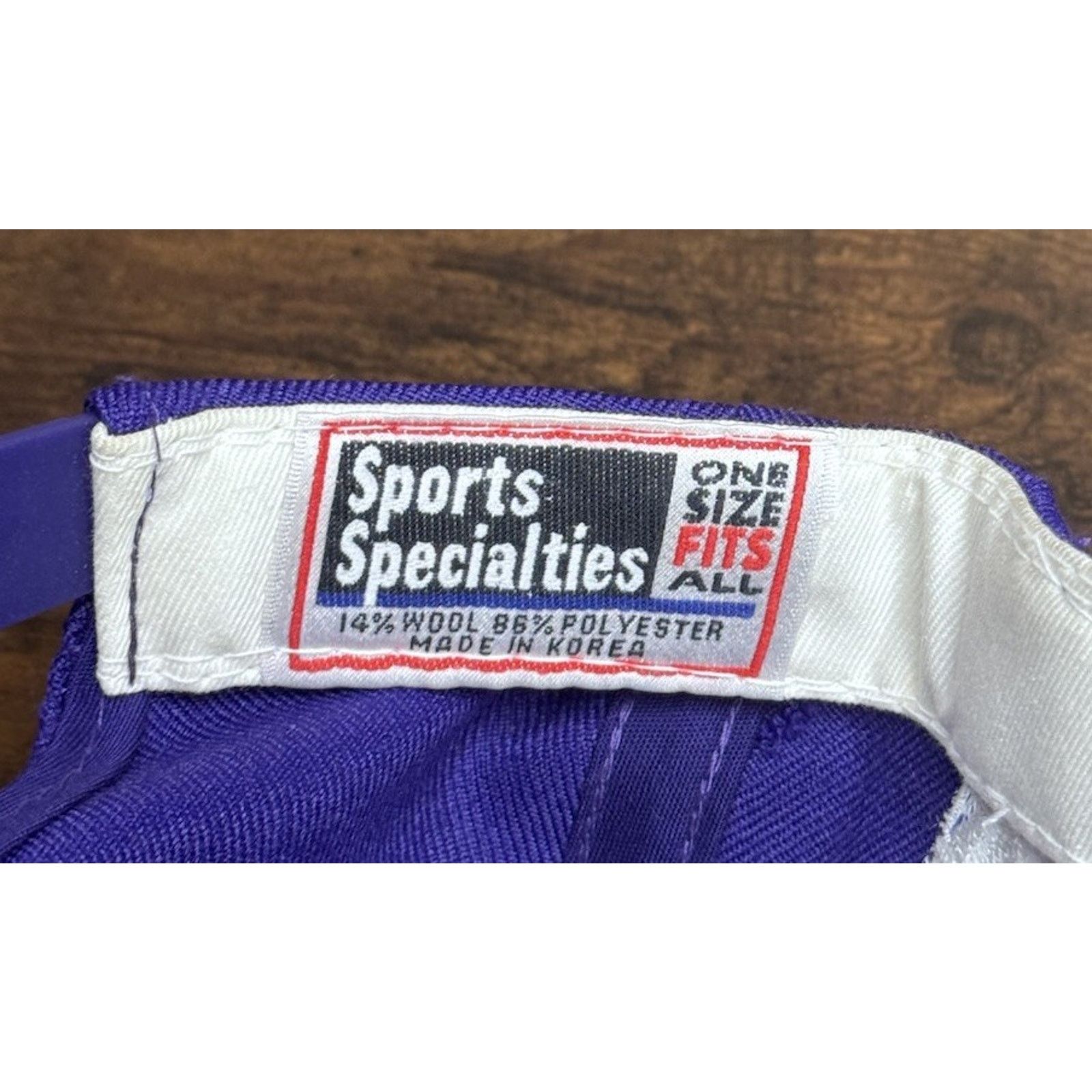 Sports Specialties VTG Charlotte Hornets Sports Specialties NBA Wool Hat Cap Size ONE SIZE - 8 Thumbnail