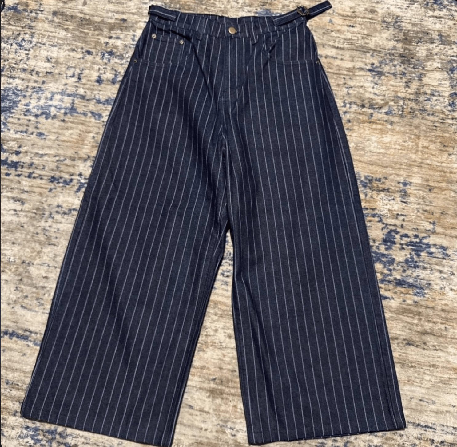 The GV Gallery Hidden Season Baggy Pinstripe Denim Size US 30 / EU 46 - 1 Thumbnail