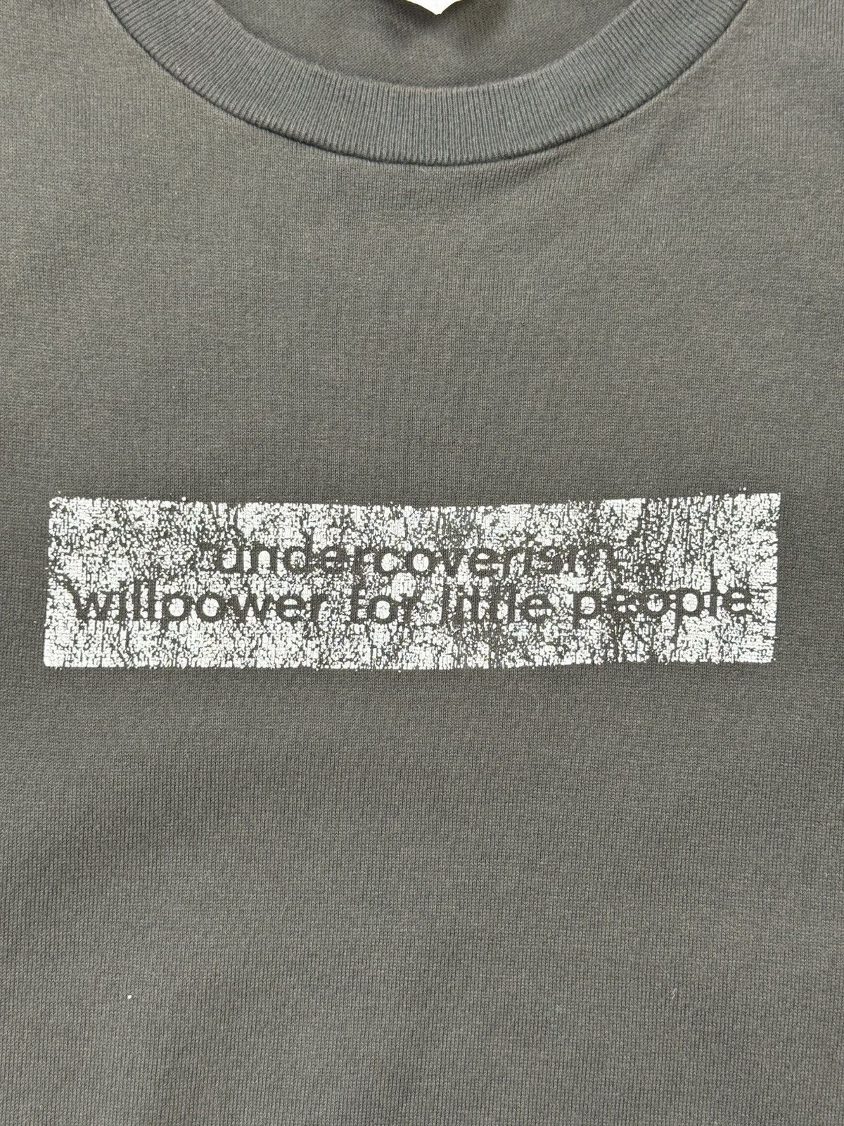 Undercover Ss1998 Undercover Wet Summer Willpower Tee(Grey/M) Size US M / EU 48-50 / 2 - 5 Thumbnail