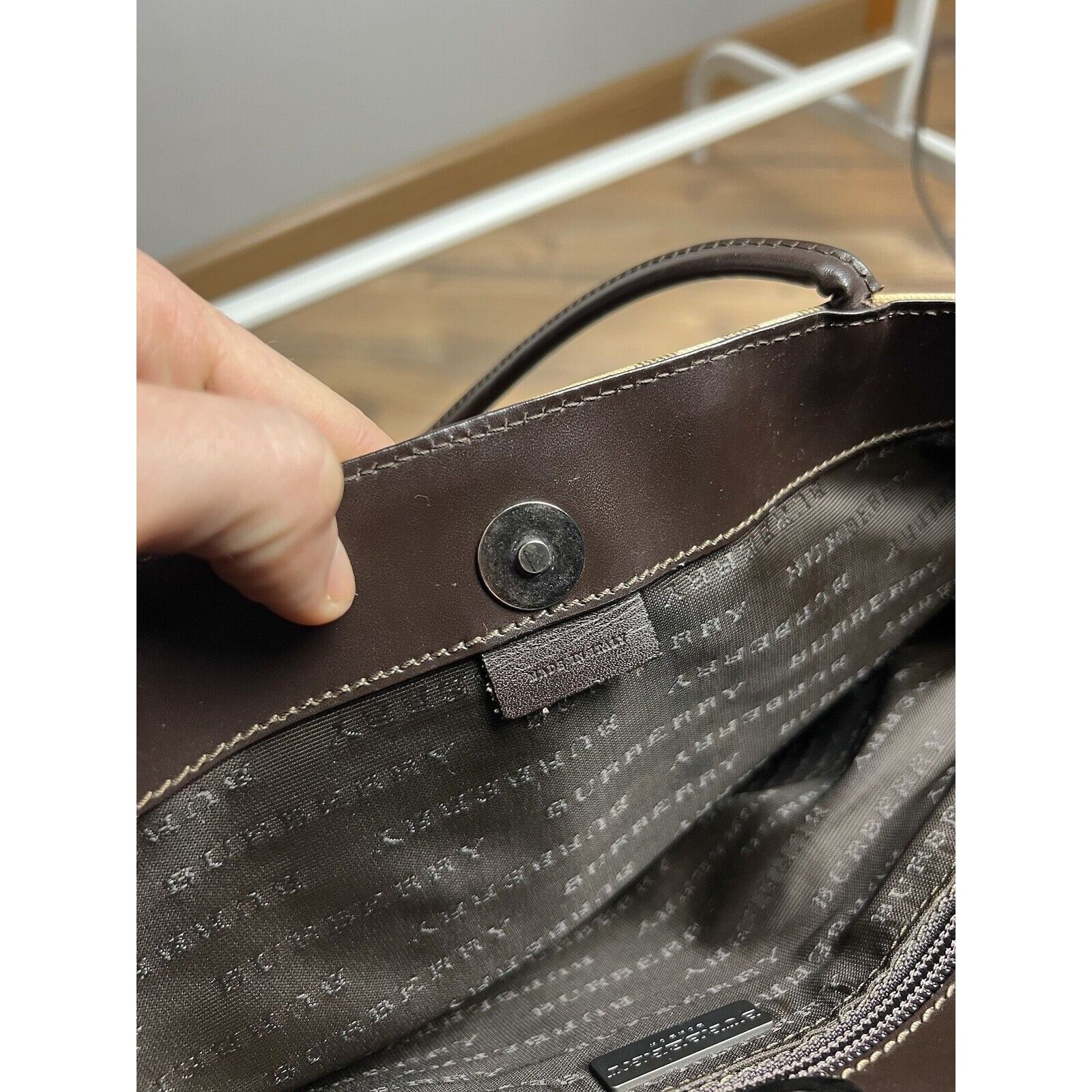 Burberry Authentic ICONIC BURBERRY Vintage Nova Check Shoulder Tote B Size ONE SIZE - 13 Thumbnail
