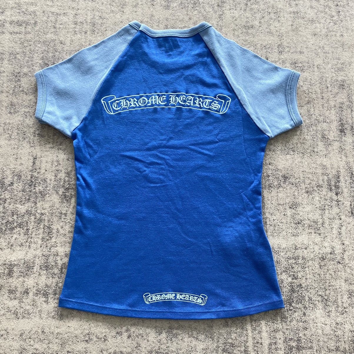 Chrome Hearts Chrome Hearts Scoll T-shirt blue Size S / US 4 / IT 40 - 4 Thumbnail