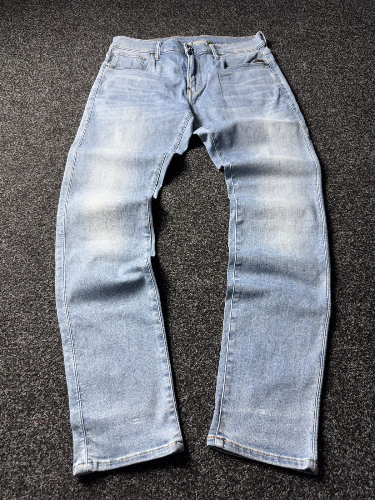 G-Star Y2K 00s G-Star RAW Revend Skinny Light Blue Denim Jeans Size US 32 / EU 48 - 1 Thumbnail