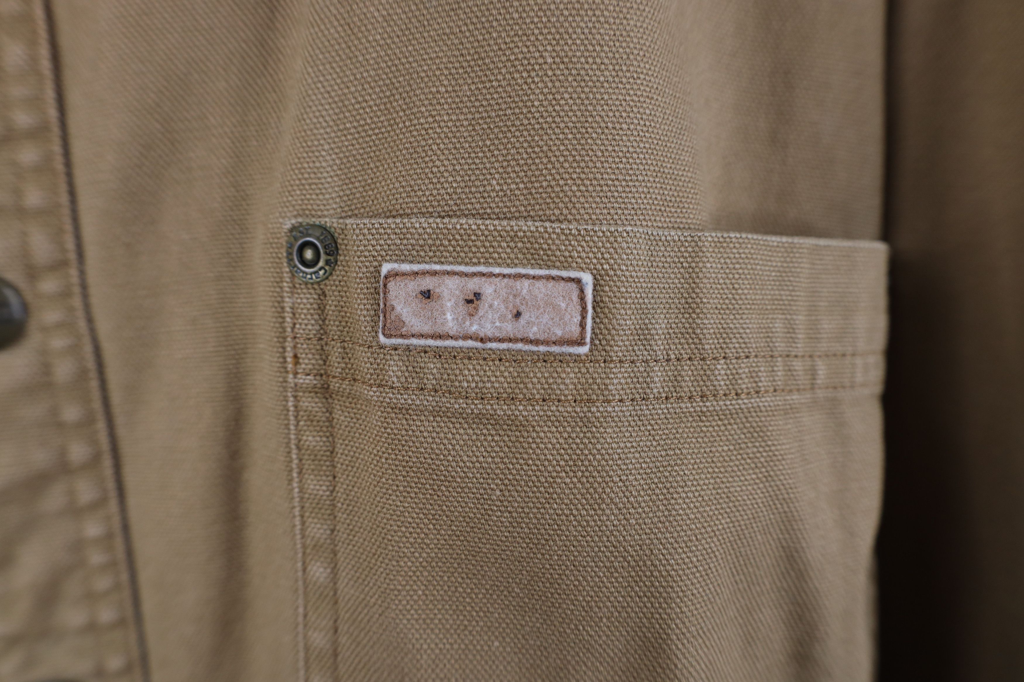 Carhartt × Vintage Vintage Carhartt Lined Canvas Button Shirt Jacket Jac Shirt Size US XXL / EU 58 / 5 - 4 Thumbnail