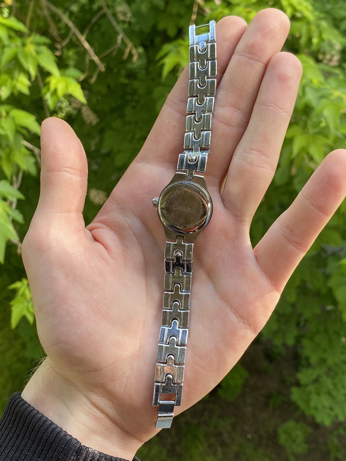 Jewelry × Vintage Stylish Watch - Silver 17 Jewel Design Size ONE SIZE - 8 Thumbnail