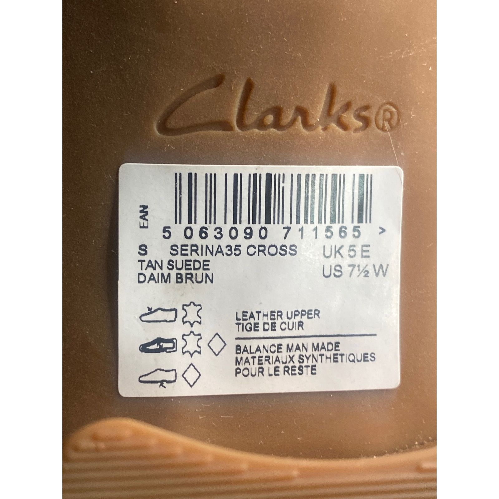 Clarks Clarks Signature Serina35 Cross Suede Sandals Size 7.5 Size US 7.5 / IT 37.5 - 10 Thumbnail