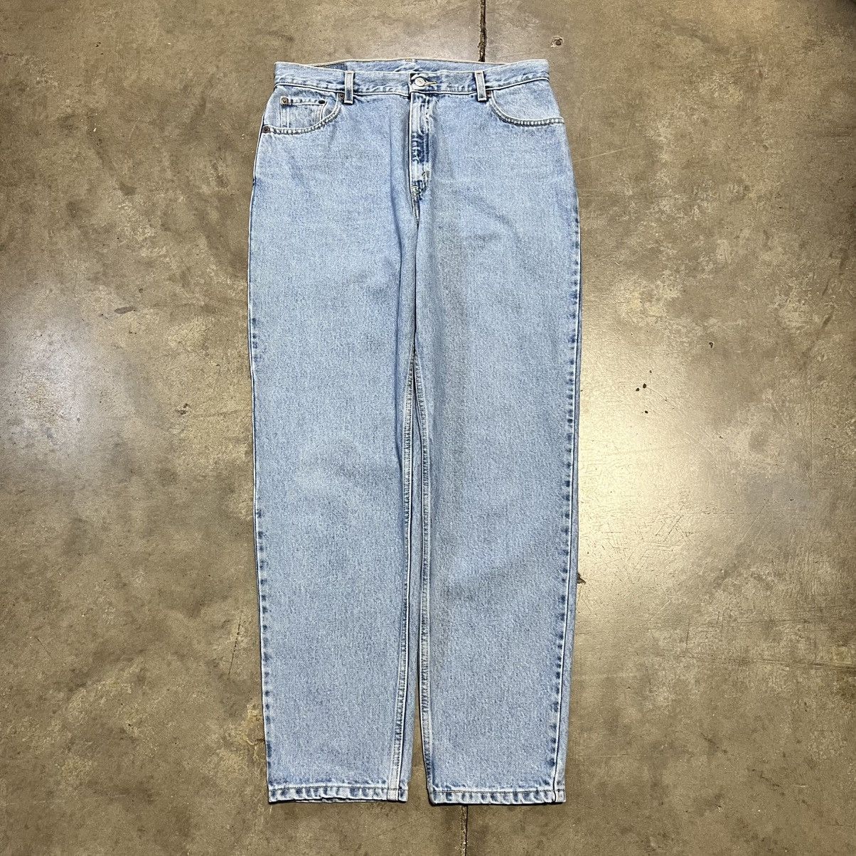 Levi's Vintage Y2K Levis 550 Denim Jeans Faded Western Regular Fit Size US 35 - 5 Thumbnail