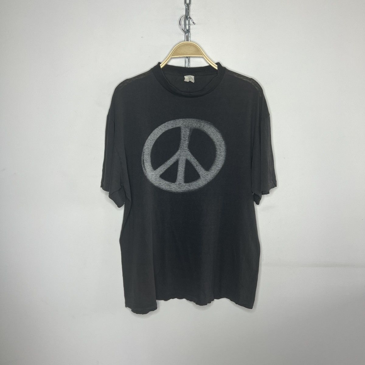 Vintage Vintage 90s Peace Sign Art graphic t shirt Single Stitched Size US M / EU 48-50 / 2 - 1 Thumbnail