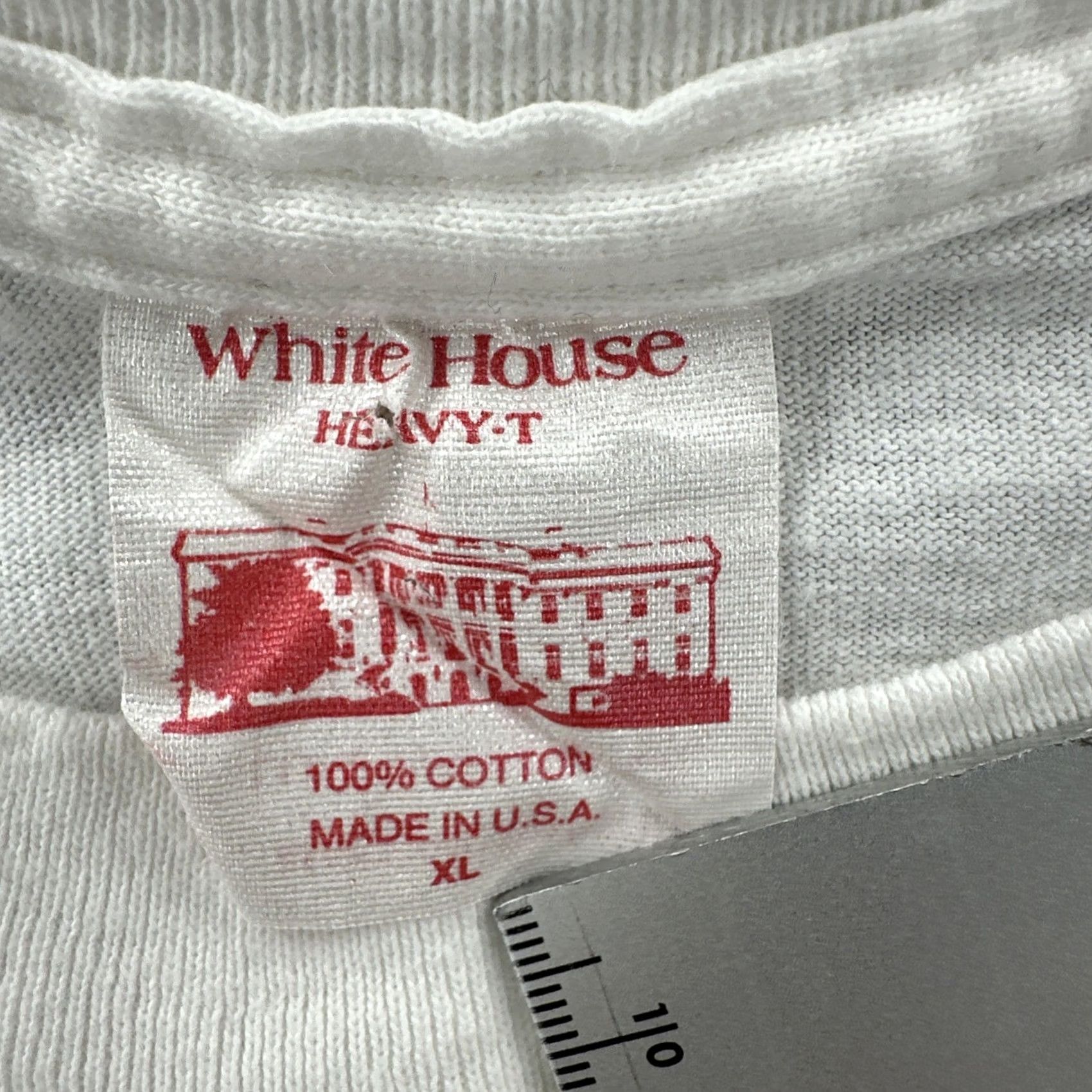 Vintage VINTAGE White House Shirt XL White Single Stitch Made In USA Men XS? Size US XL / EU 56 / 4 - 7 Thumbnail