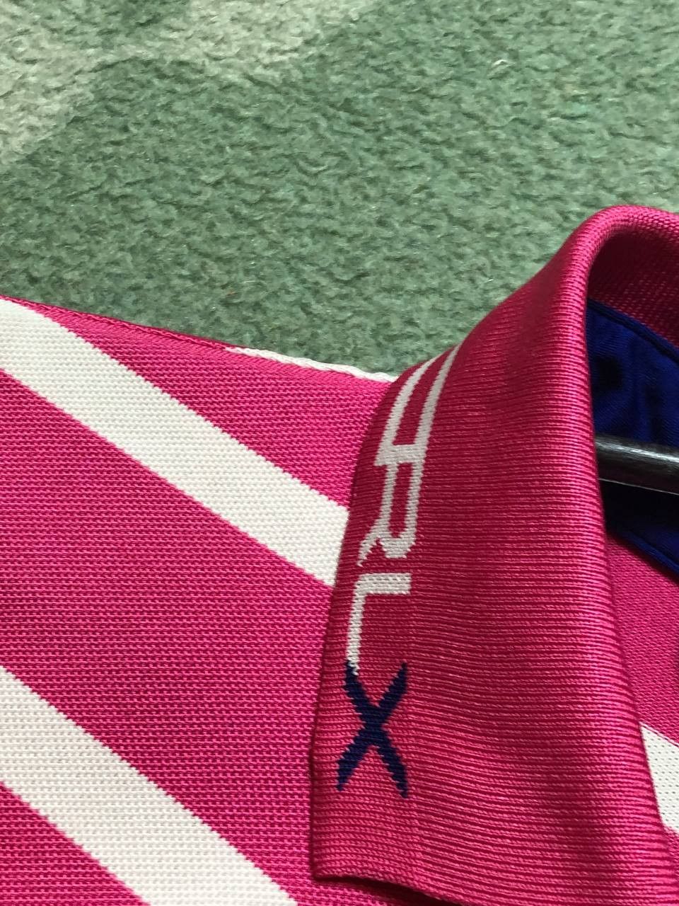 Polo Ralph Lauren Vintage Polo RLX Ralph Lauren Polo Pink Print Striped Size US M / EU 48-50 / 2 - 7 Thumbnail