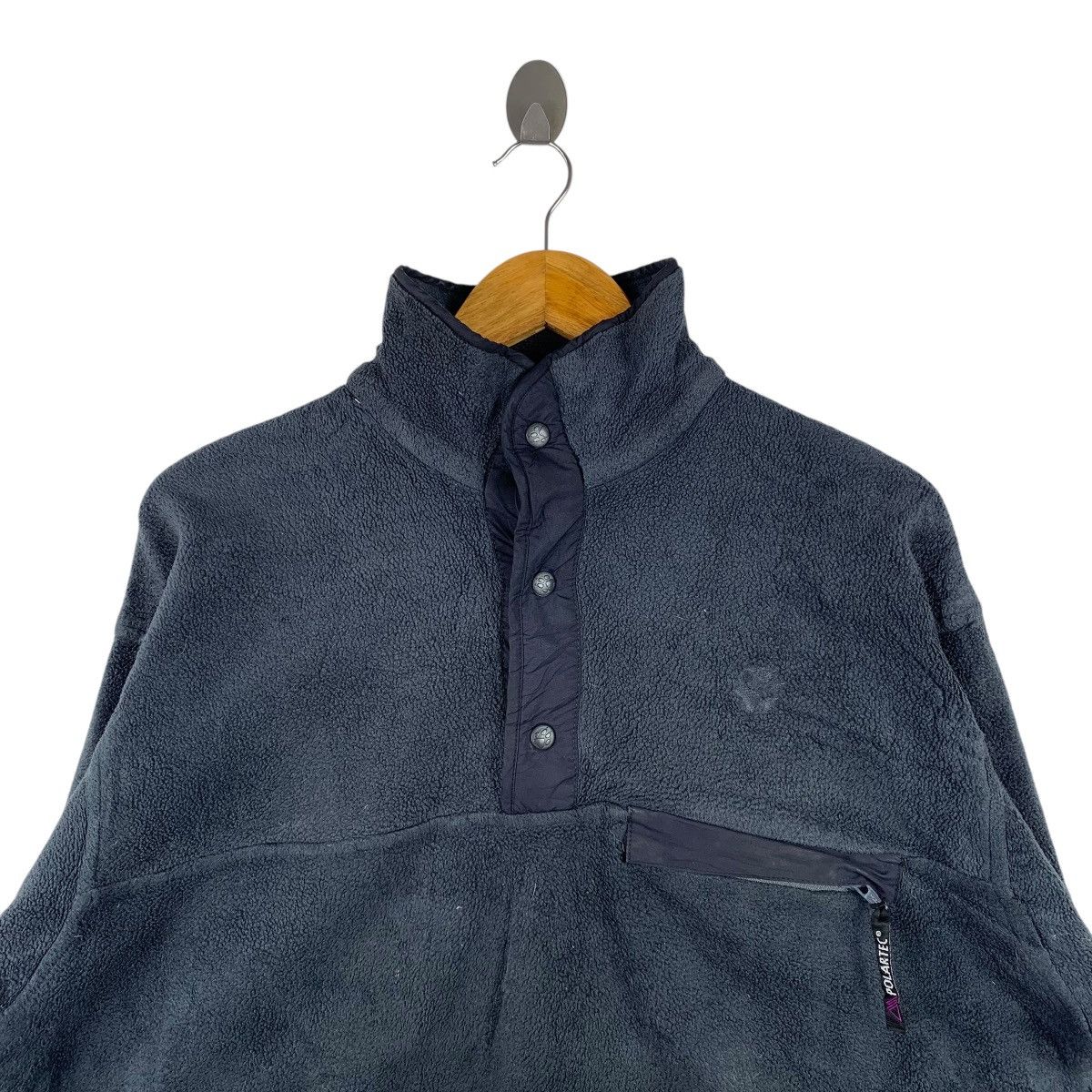 Jack Wolfskin × Polartec × Vintage Vintage JACK WOLFSKIN POLARTEC Outdoor Fleece Sweatshirt Size US XL / EU 56 / 4 - 3 Thumbnail