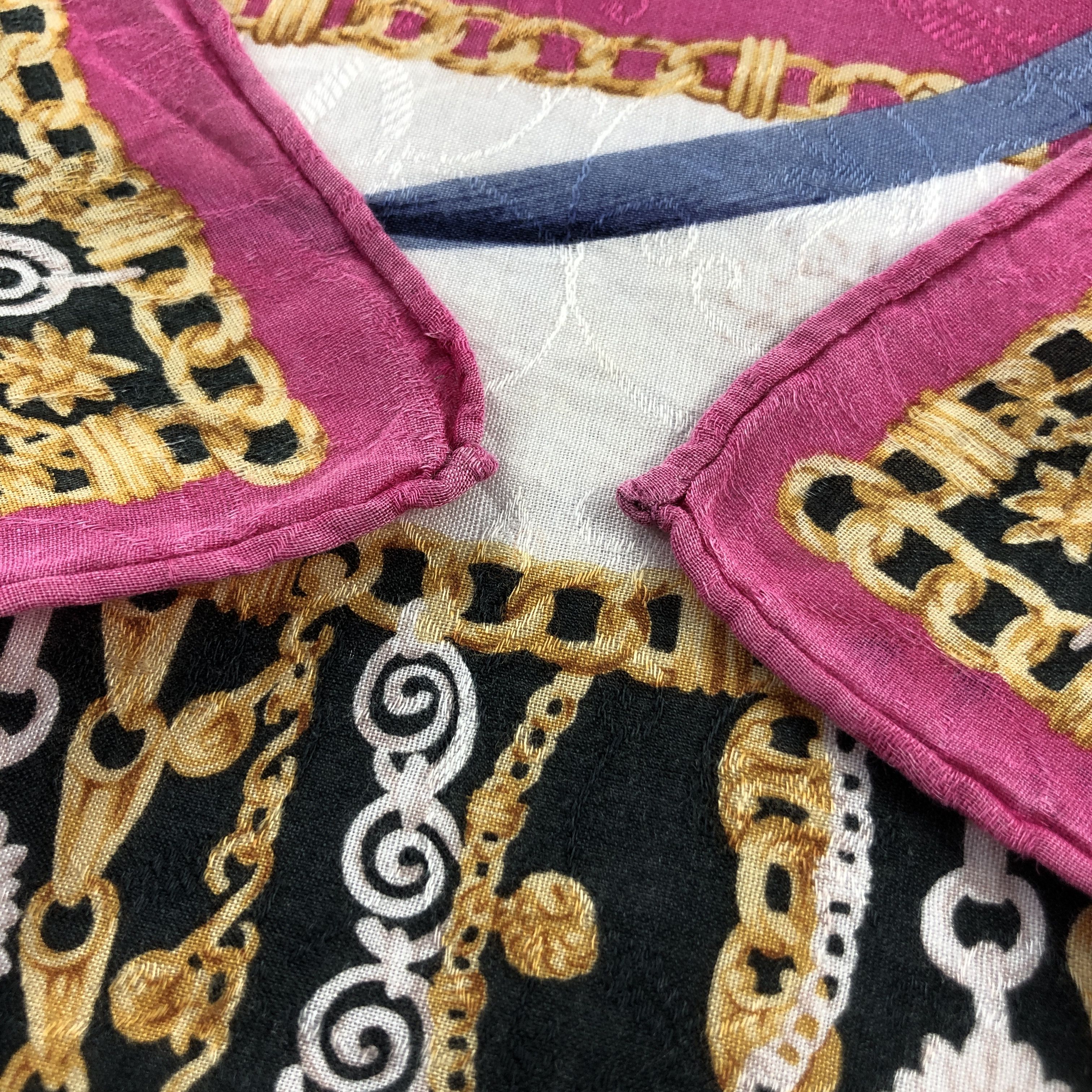 Celine × Vintage Celine Handkerchief Neckerchief Bandana H2578 Size ONE SIZE - 4 Thumbnail