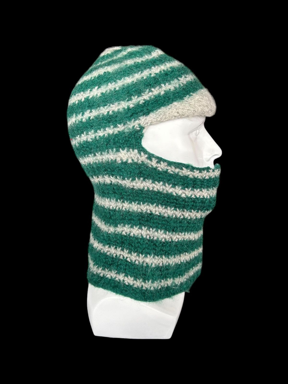 Japanese Brand × Kapital × Vintage Balaclava Masked Crochet Knitted Handmade Rare ☠️☠️ Size ONE SIZE - 1 Thumbnail