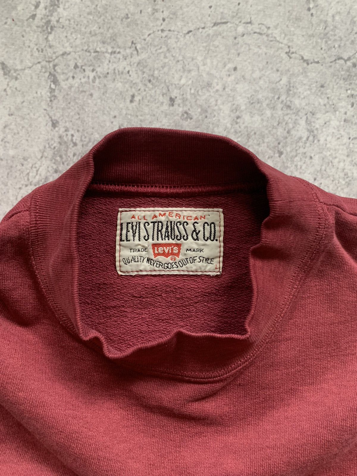 Levi's Vintage Clothing Rare Vintage 80s Levis Sweatshirt Box Fit Size US L / EU 52-54 / 3 - 5 Thumbnail