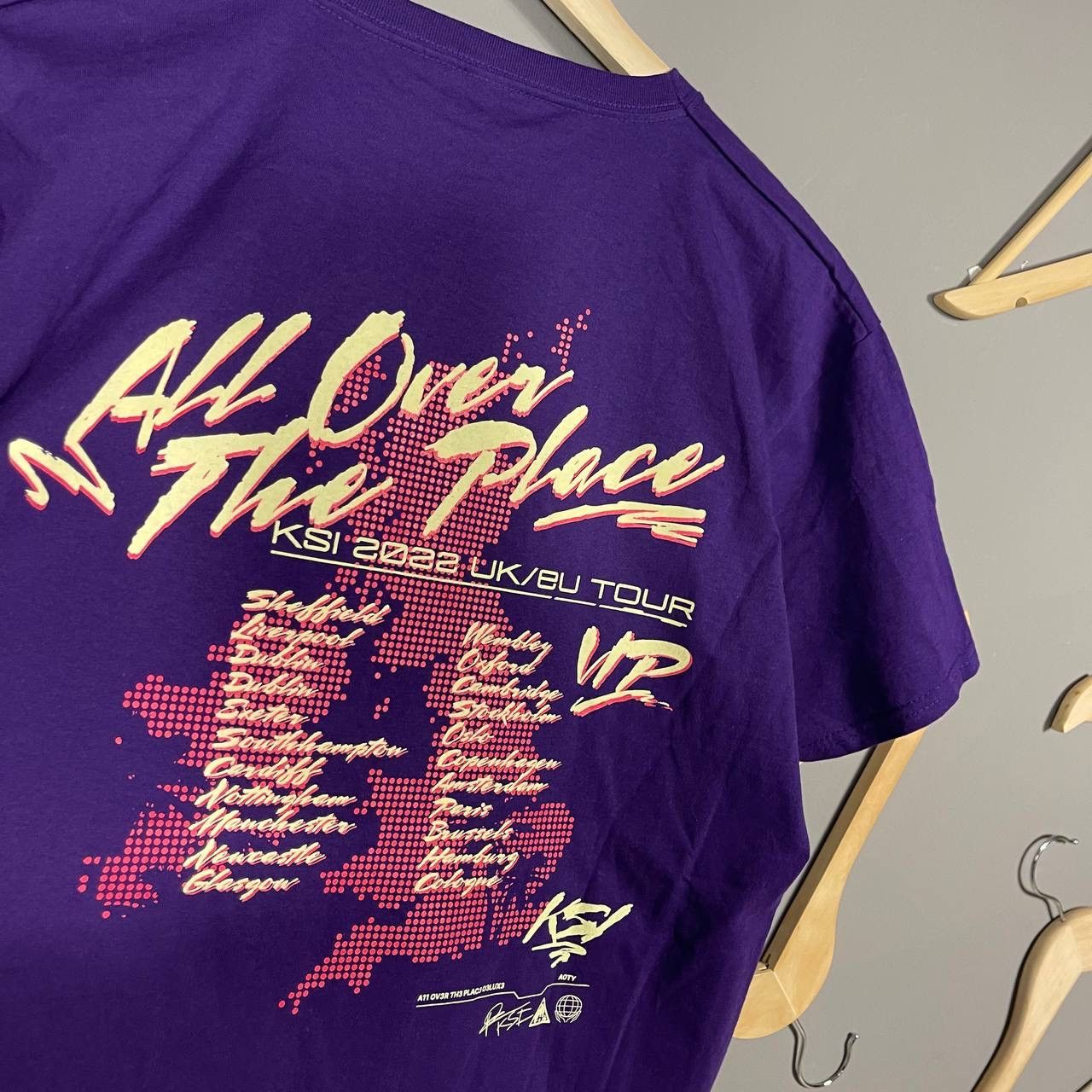 Band Tees × Vintage KSI VIP All Over The Place UK/EU tour Size US L / EU 52-54 / 3 - 5 Thumbnail