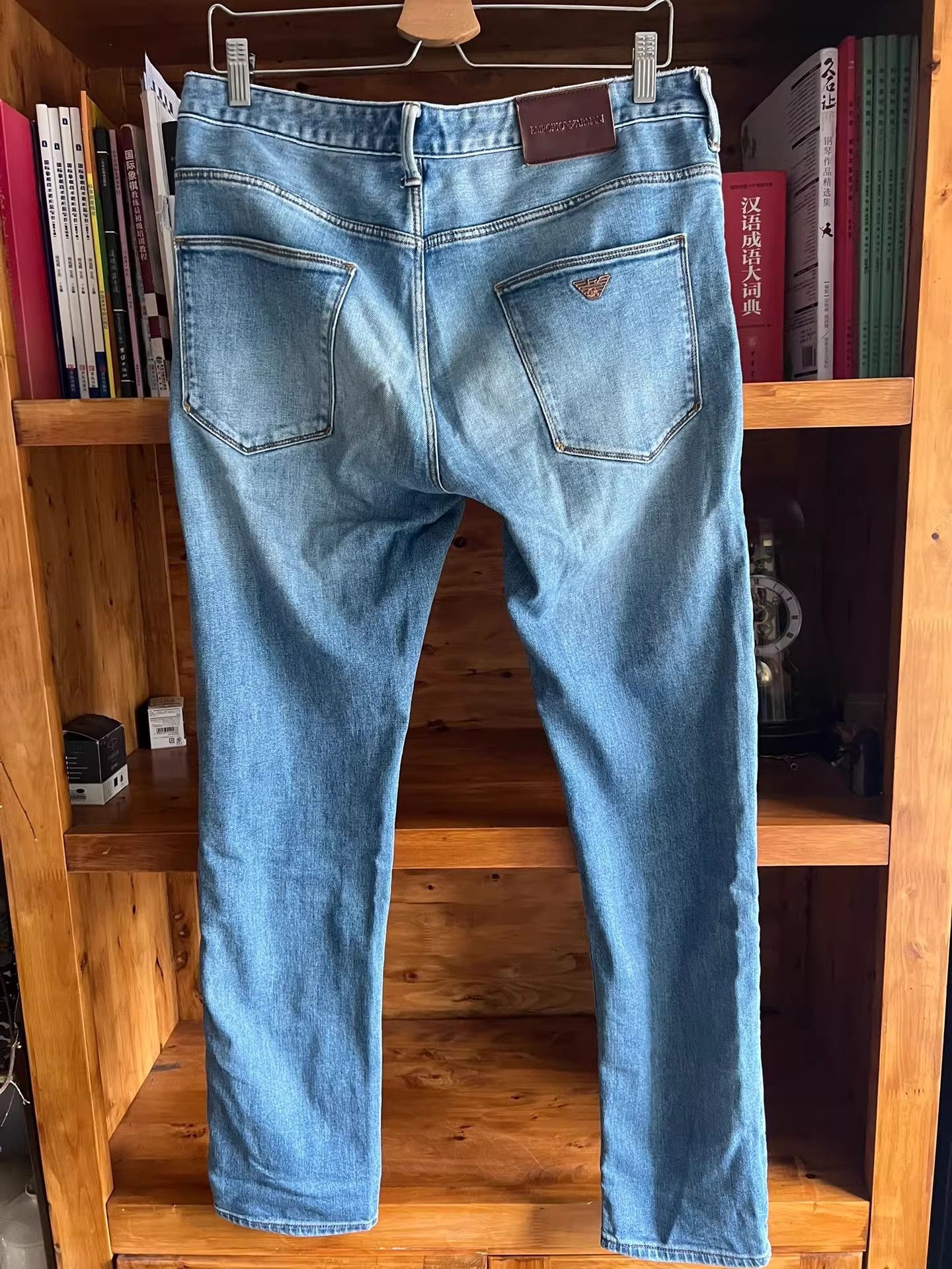 Emporio Armani Emporio Armani Washed Distressed Jeans Size US 32 / EU 48 - 7 Thumbnail