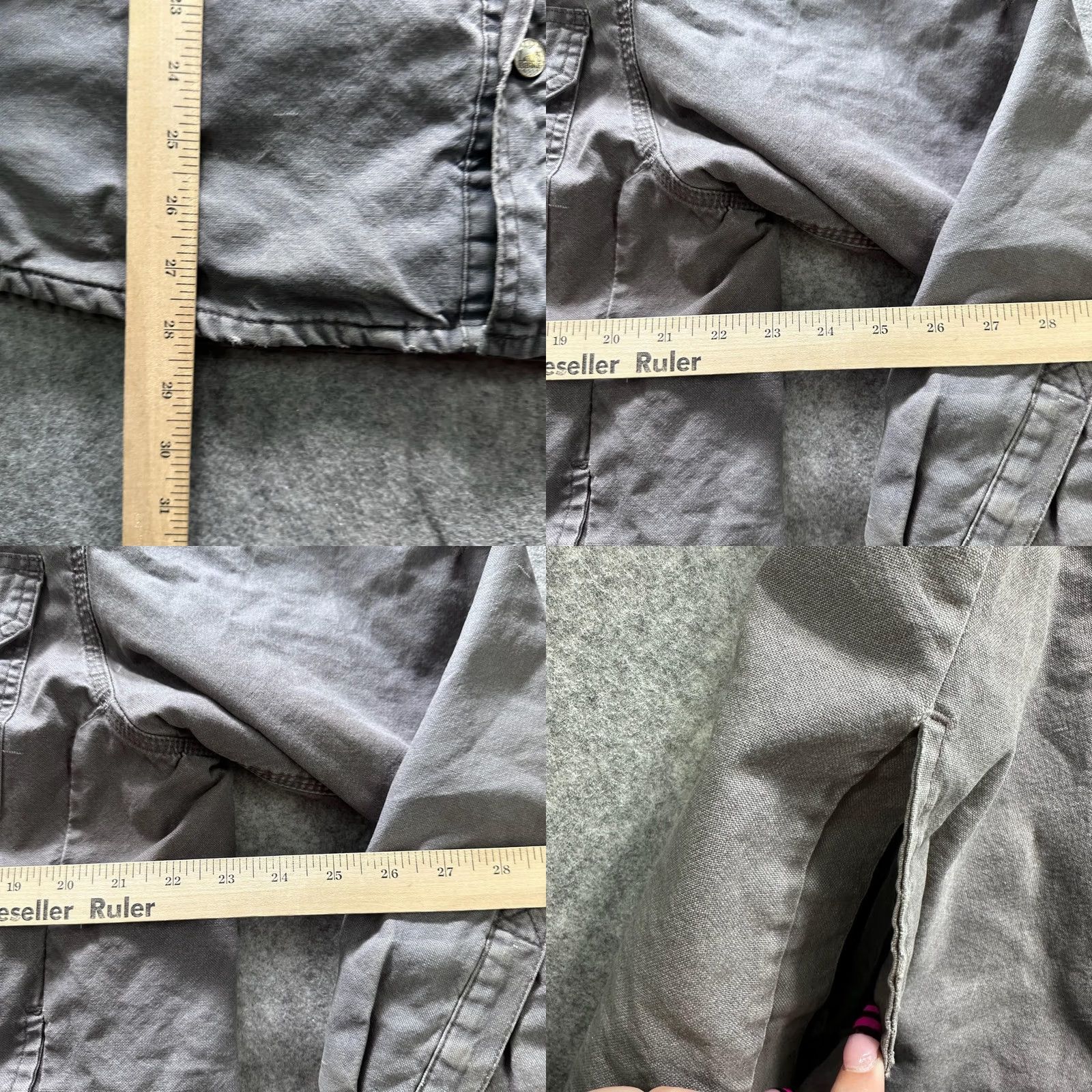 Vintage VINTAGE Berne Jacket Mens L Gray Matco Tools Canvas Flannel Lined Workwear USA Flag Size US L / EU 52-54 / 3 - 10 Thumbnail