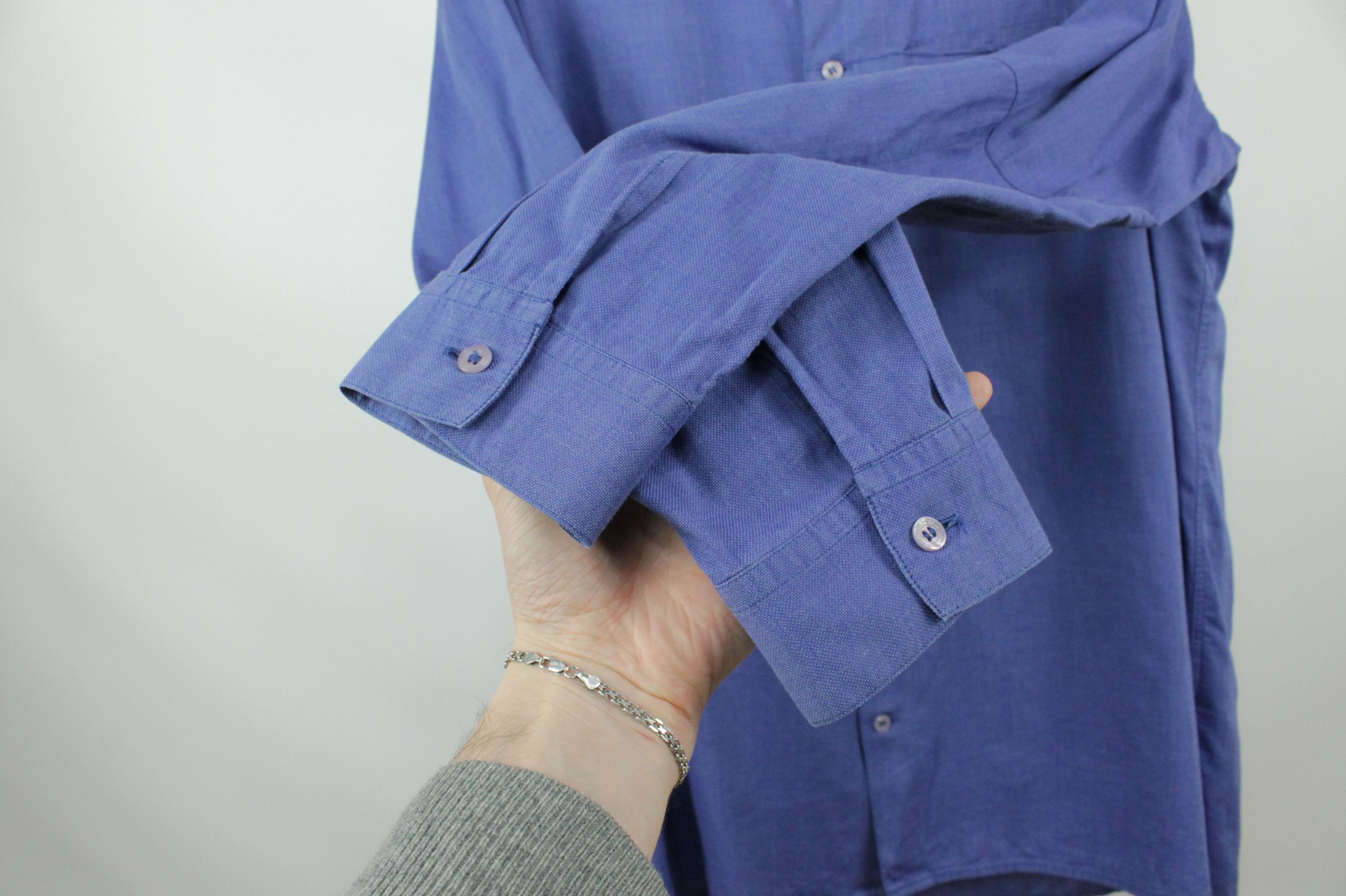 Versace × Vintage Vintage Versace Sport Light Cotton Regular Fit Casual Shirt Size US L / EU 52-54 / 3 - 6 Thumbnail