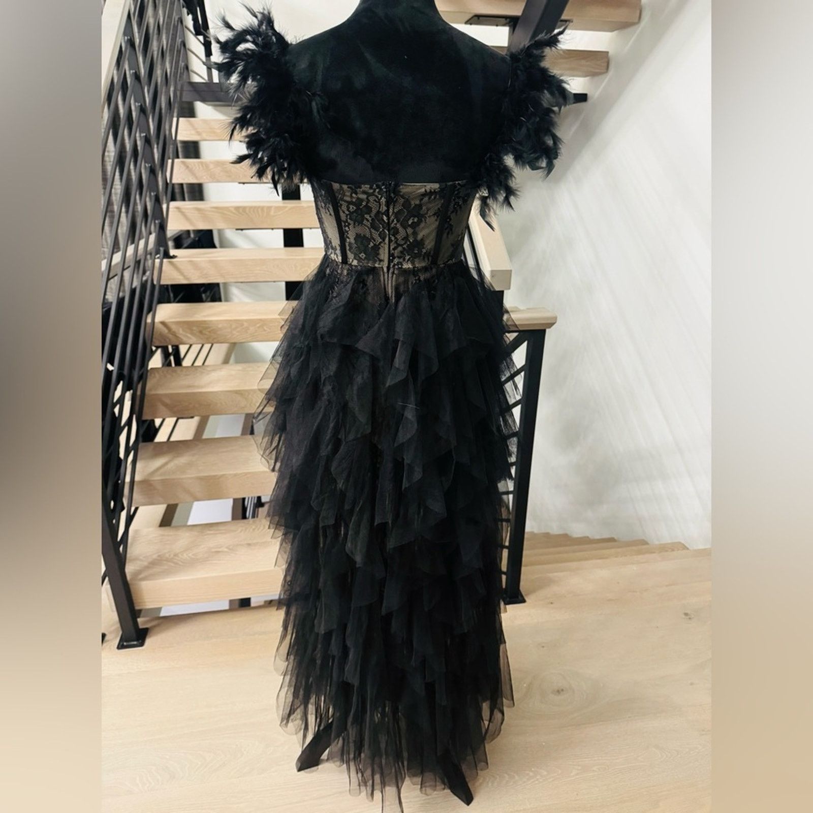 Other New Elegant Black Lace Evening Dress size S Size S / US 4 / IT 40 - 10 Thumbnail