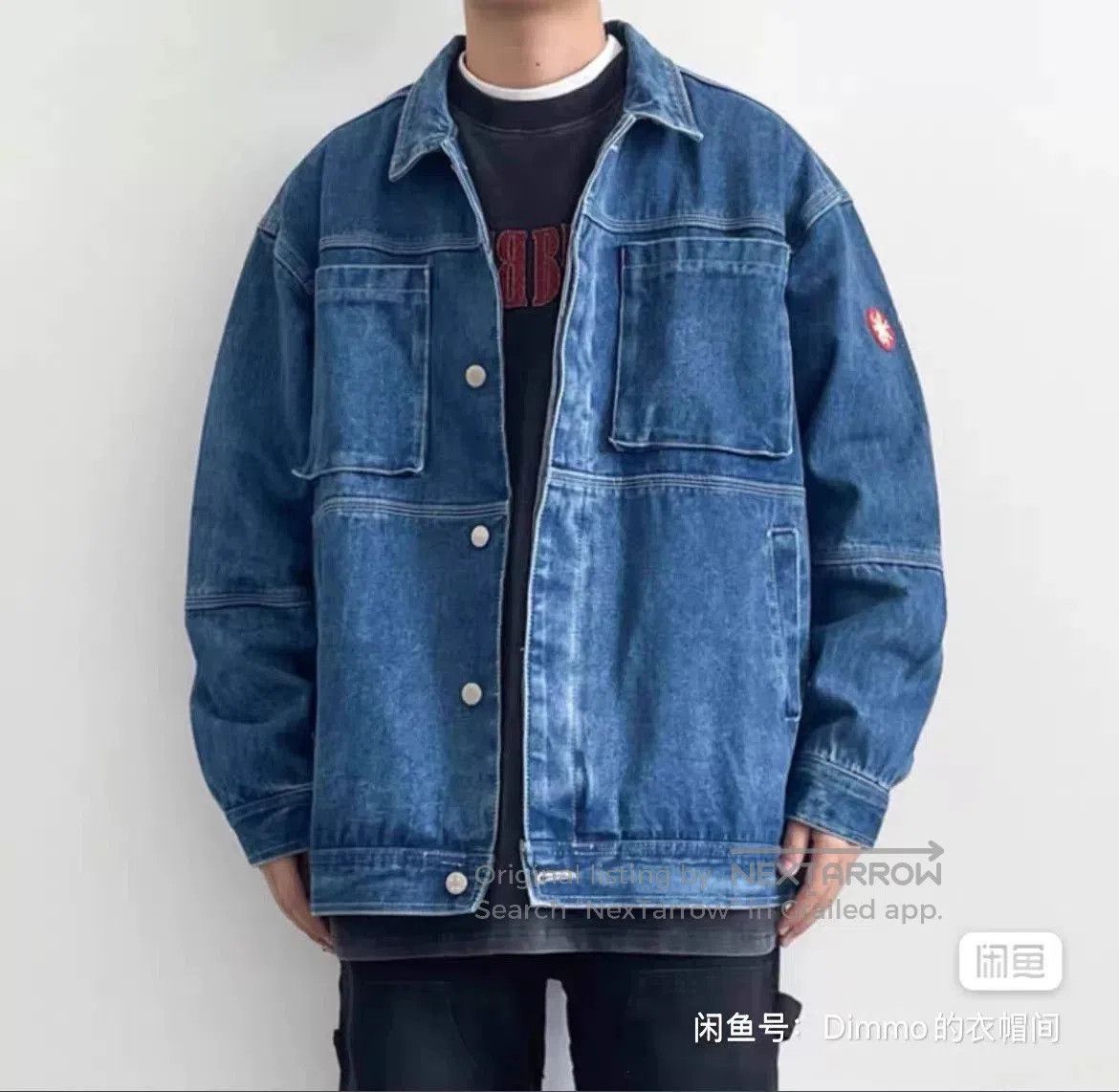 Cav Empt CAVEMPT CE Washed Denim Jacket. Size US S / EU 44-46 / 1 - 6 Thumbnail