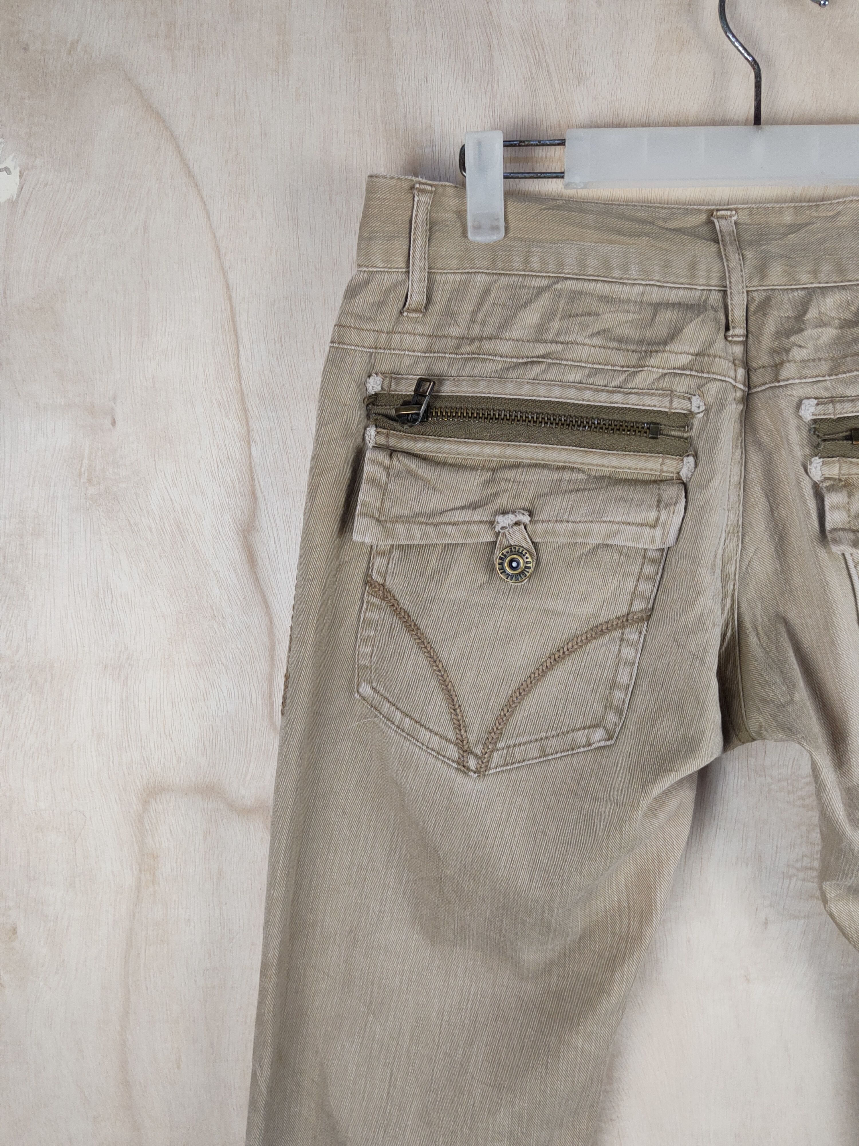 Japanese Brand Japanese Brand Brown Faded Distressed Ripped Jeans #S2437 Size 28" / US 6 / IT 42 - 8 Thumbnail