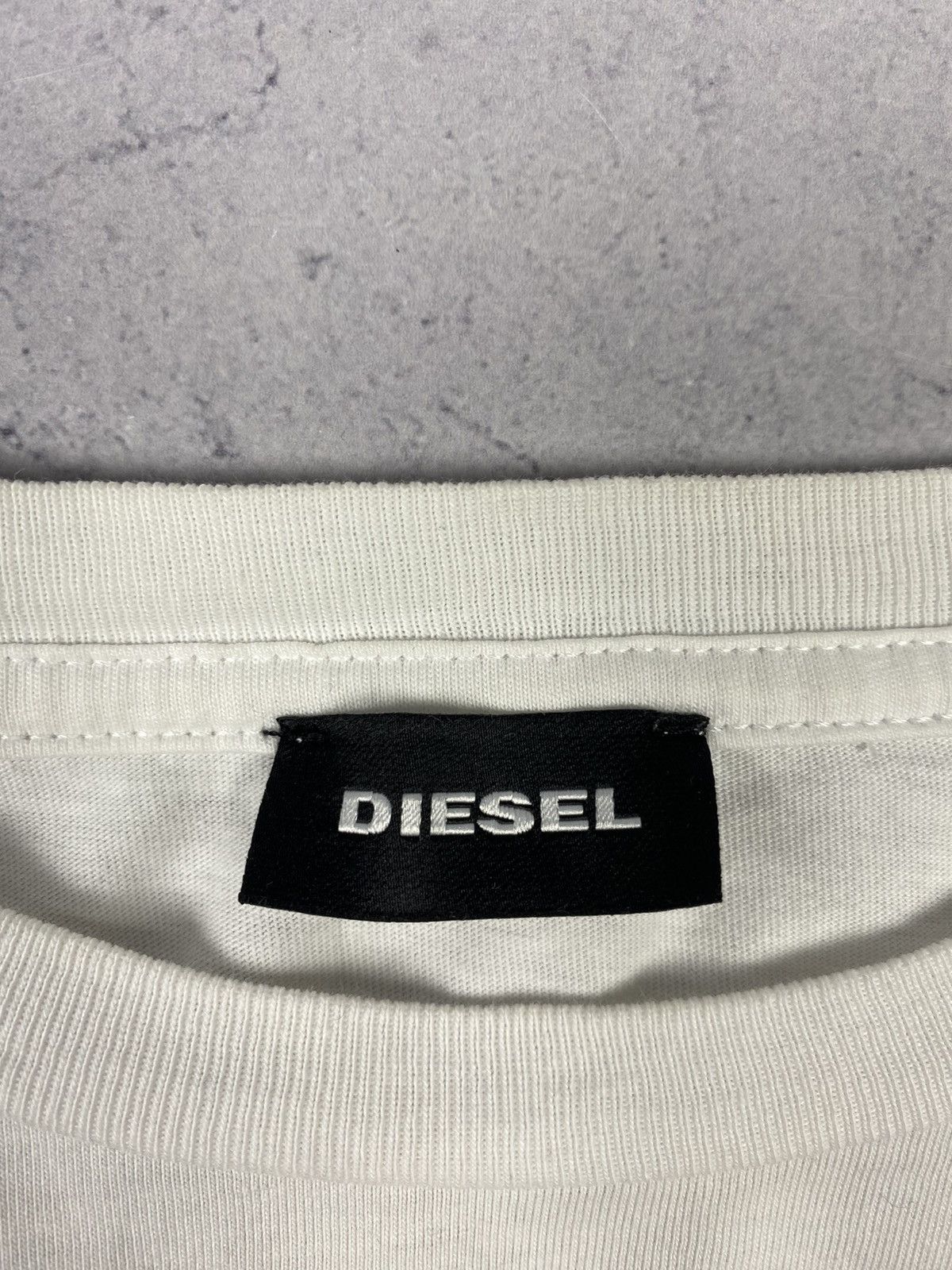 Diesel × Vintage Diesel Big Logo Long Sleeve Streetwear Vintage SK8 Y2K Size US M / EU 48-50 / 2 - 8 Thumbnail