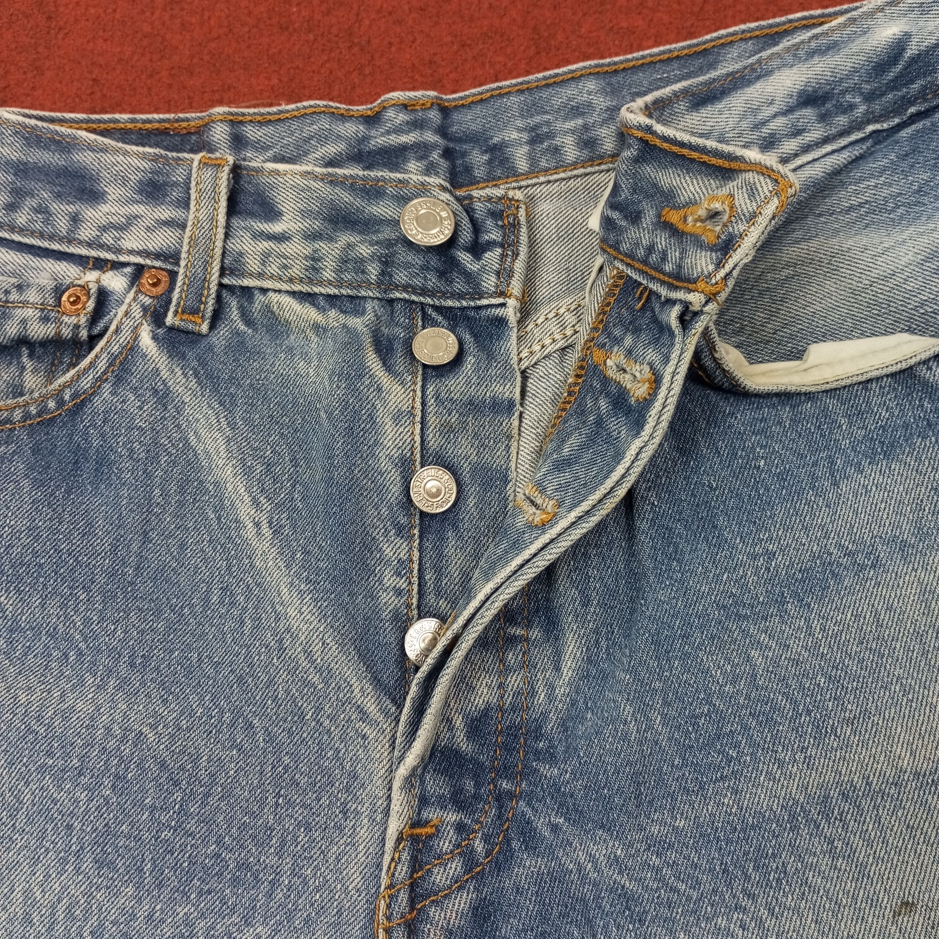 Levi's Levis 501 Streetwear Distressed Jeans c252n10 Size US 28 / EU 44 - 12 Thumbnail