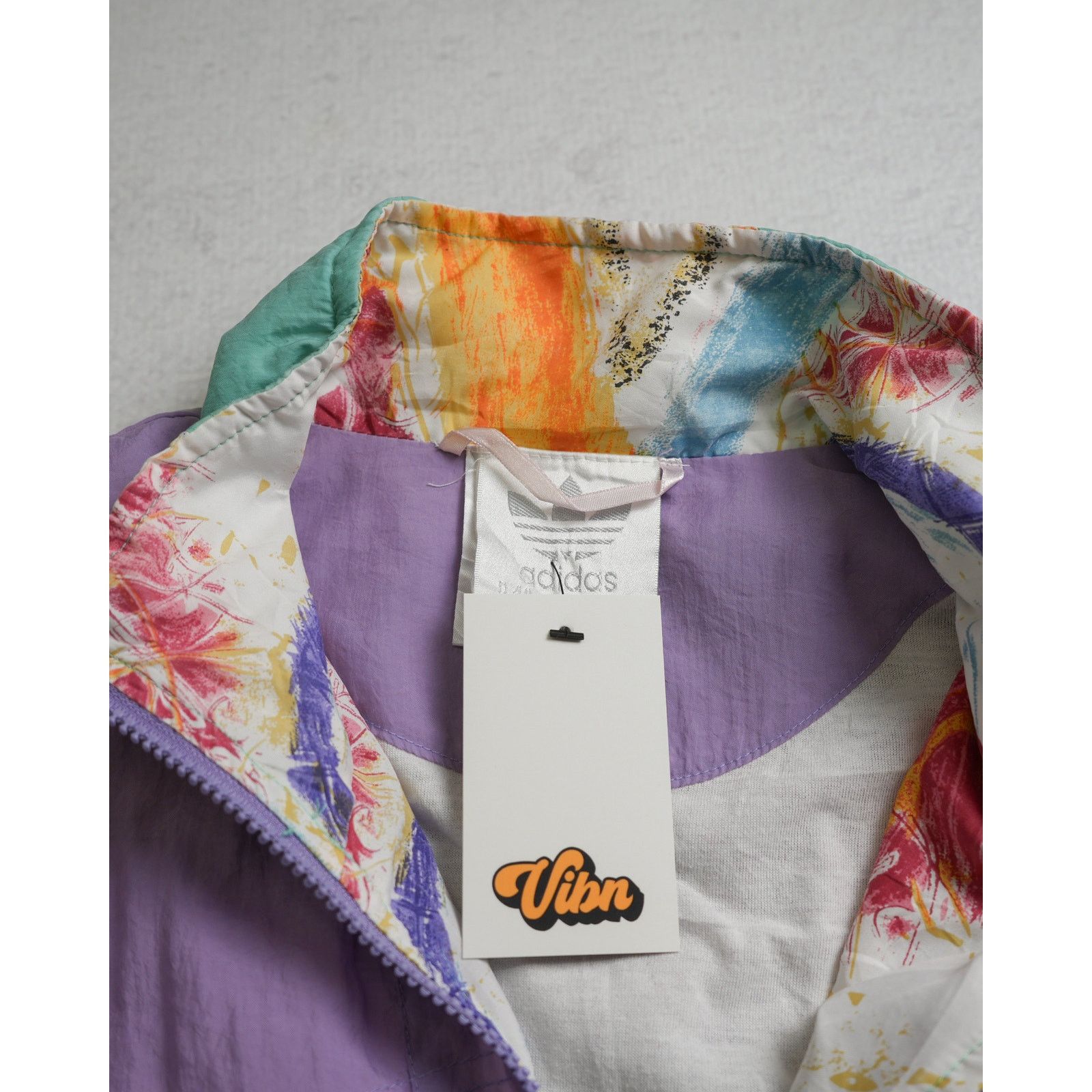 Adidas Vintage 90s Adidas Purple Windbreaker - Women's Medium Size M / US 6-8 / IT 42-44 - 3 Thumbnail