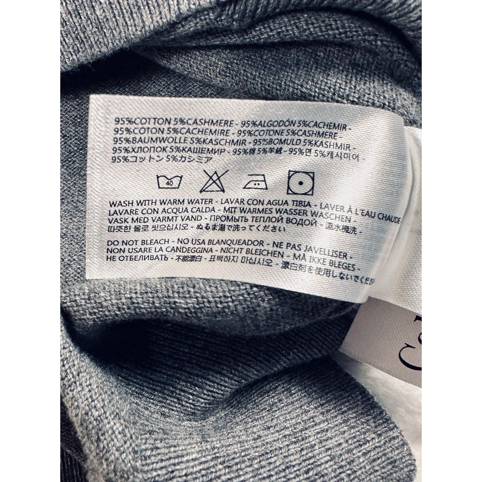 Other Collars & Co Luxury Touch Cashmere Blend Quarter Zip Sweater Size US XL / EU 56 / 4 - 9 Thumbnail