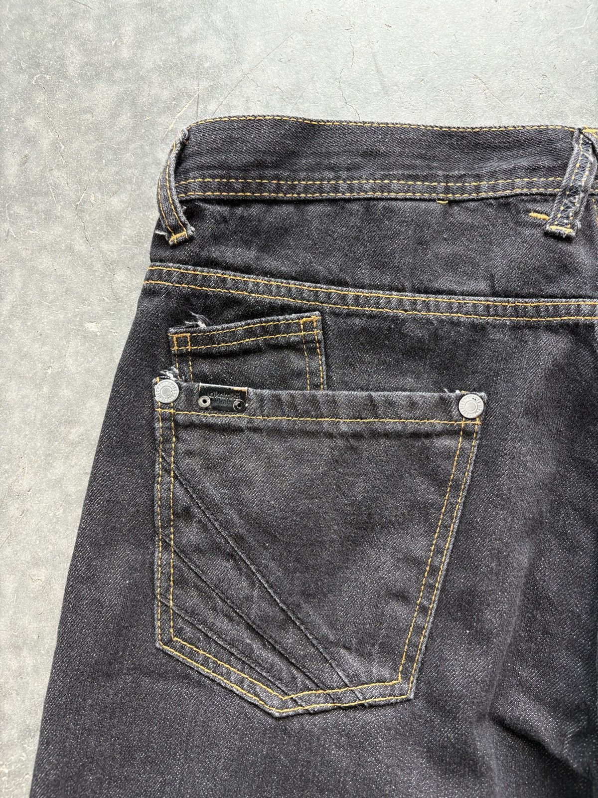 Akademiks Vintage Y2K Akademiks Baggy Black Denim Jeans 38x32 Size US 38 / EU 54 - 7 Thumbnail