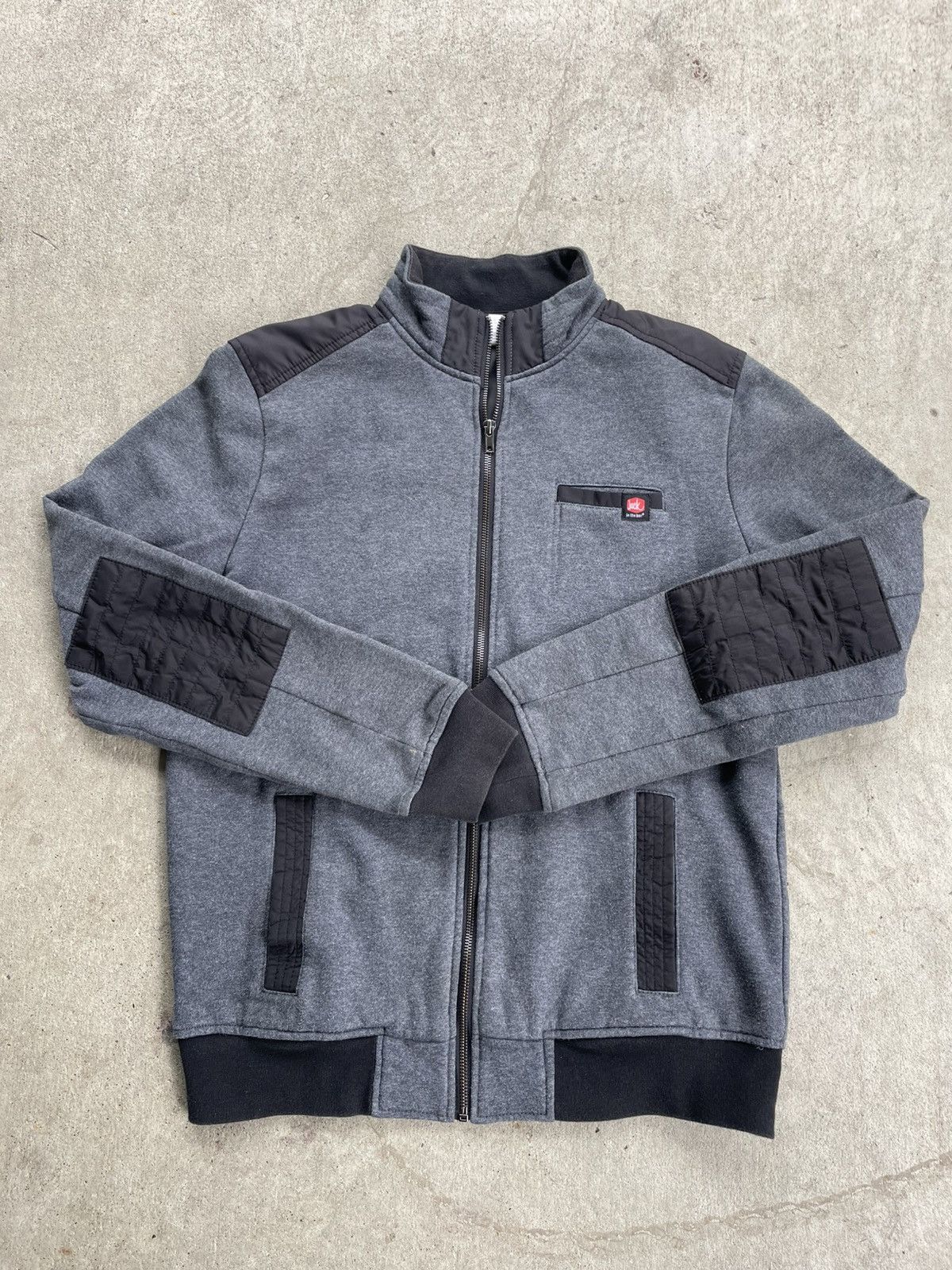 Other Vintage Jack In The Box Grey Zip Up Sweater Size US M / EU 48-50 / 2 - 1 Thumbnail