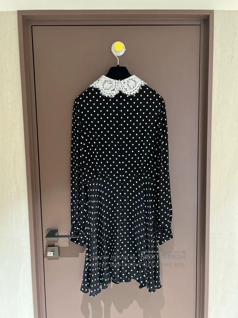 Valentino Valentino Black and white polka dot dress Size M / US 6-8 / IT 42-44 - 2 Thumbnail