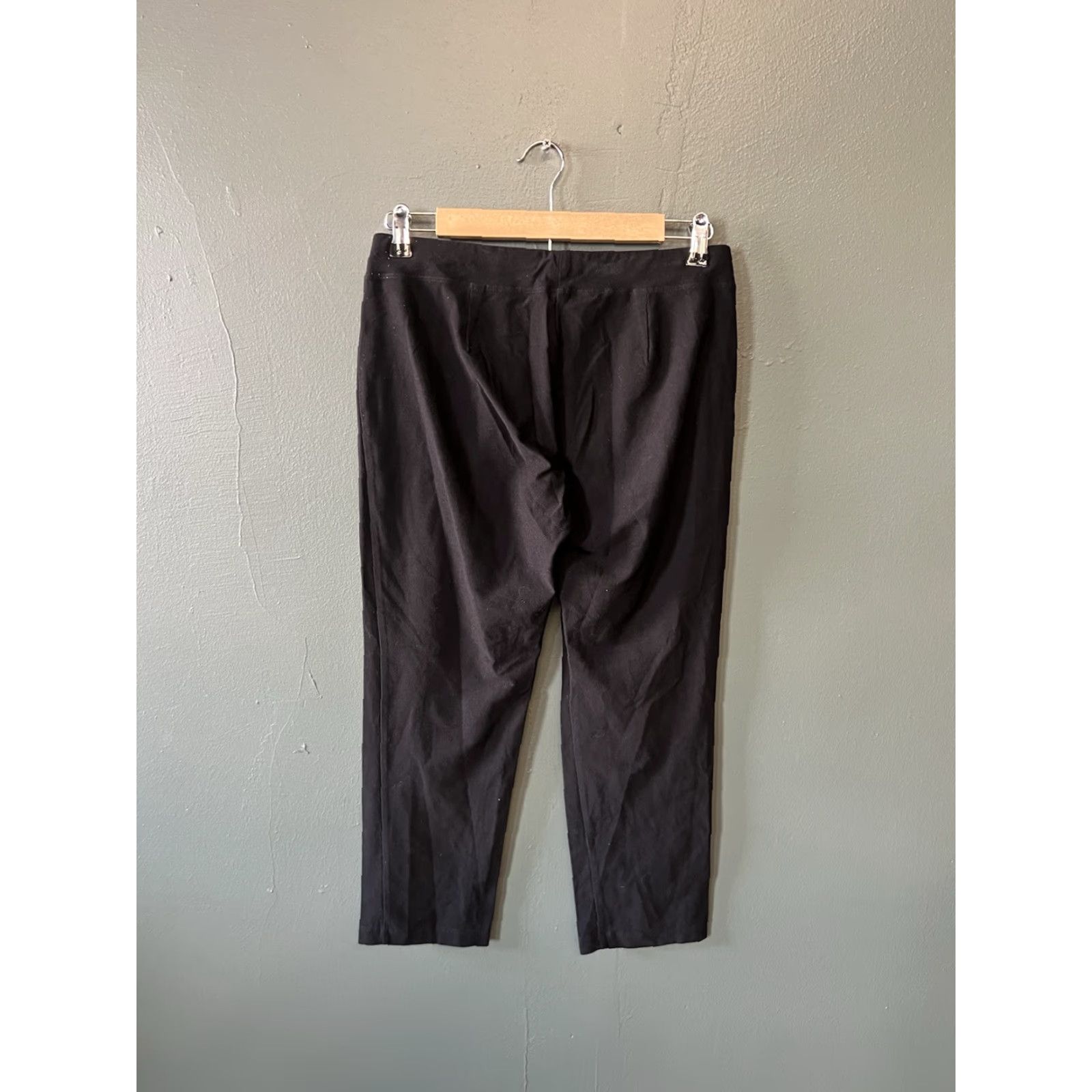 Eileen Fisher Eileen Fisher Womens Pants Cropped Nylon Black PS Petite Small Size 28" / US 6 / IT 42 - 2 Thumbnail