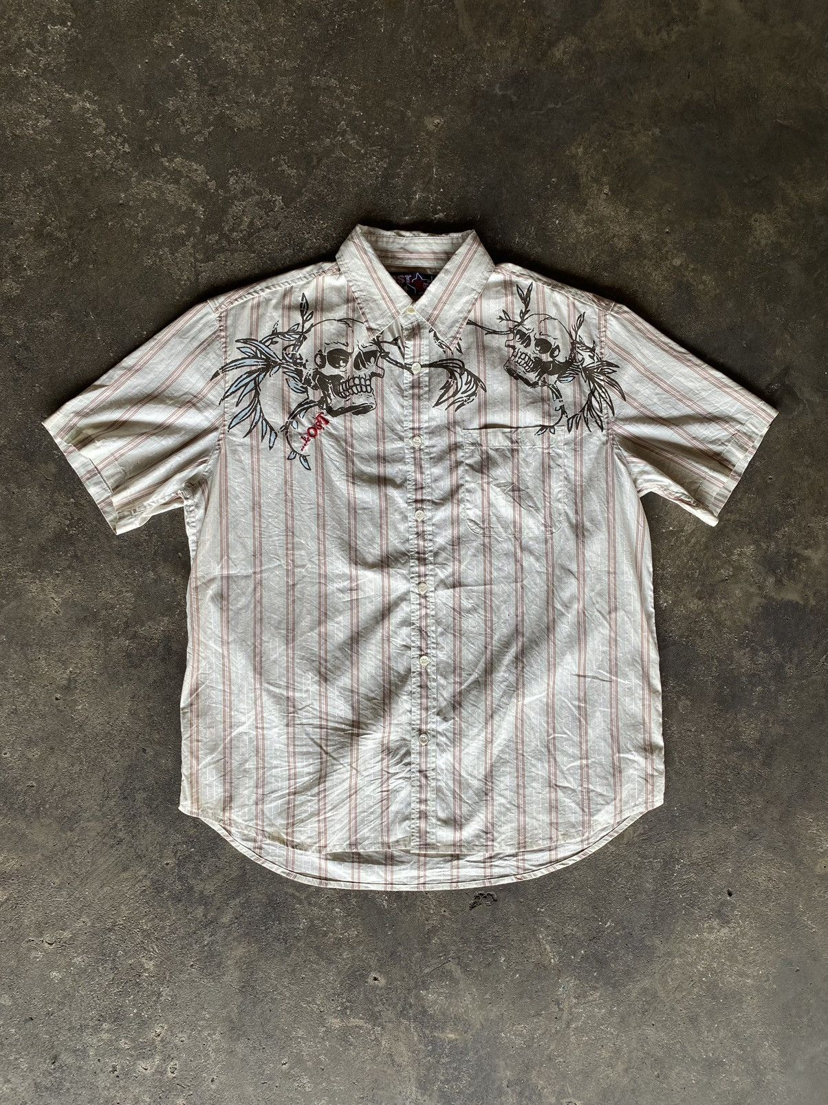 If Six Was Nine LOST ENTERPRISES SKULL SHIRT Size US XL / EU 56 / 4 - 1 Thumbnail