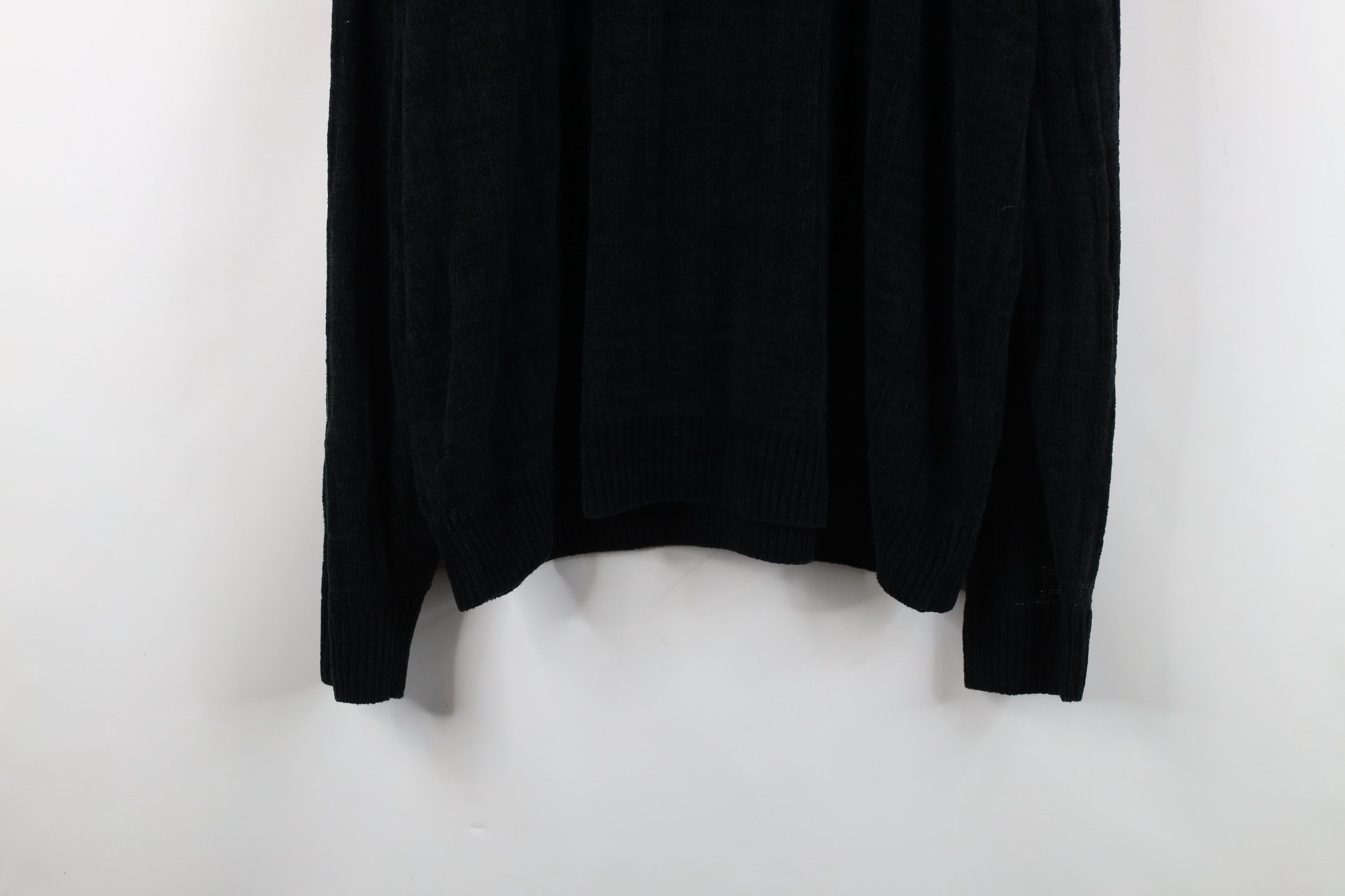 Vintage Vintage 90s Streetwear Thin Fleece Knit Crewneck Sweater Size US XL / EU 56 / 4 - 11 Thumbnail