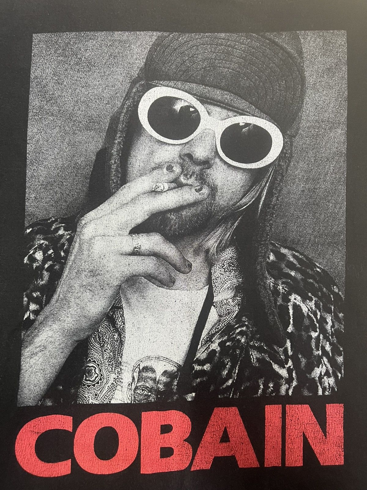 Nirvana Kurt Cobain Big Face Size US XL / EU 56 / 4 - 2 Thumbnail