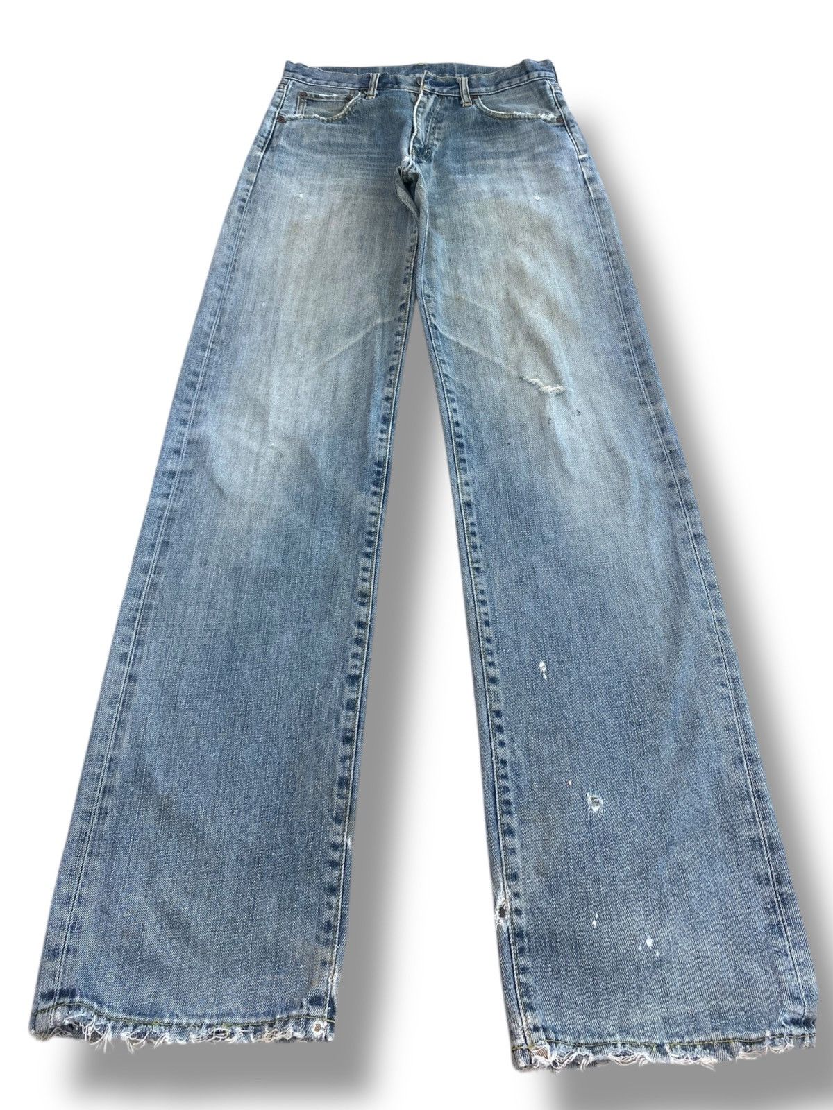 Uniqlo Uniqlo Light Blue Wash Style Loose Jeans Size US 30 / EU 46 - 1 Thumbnail