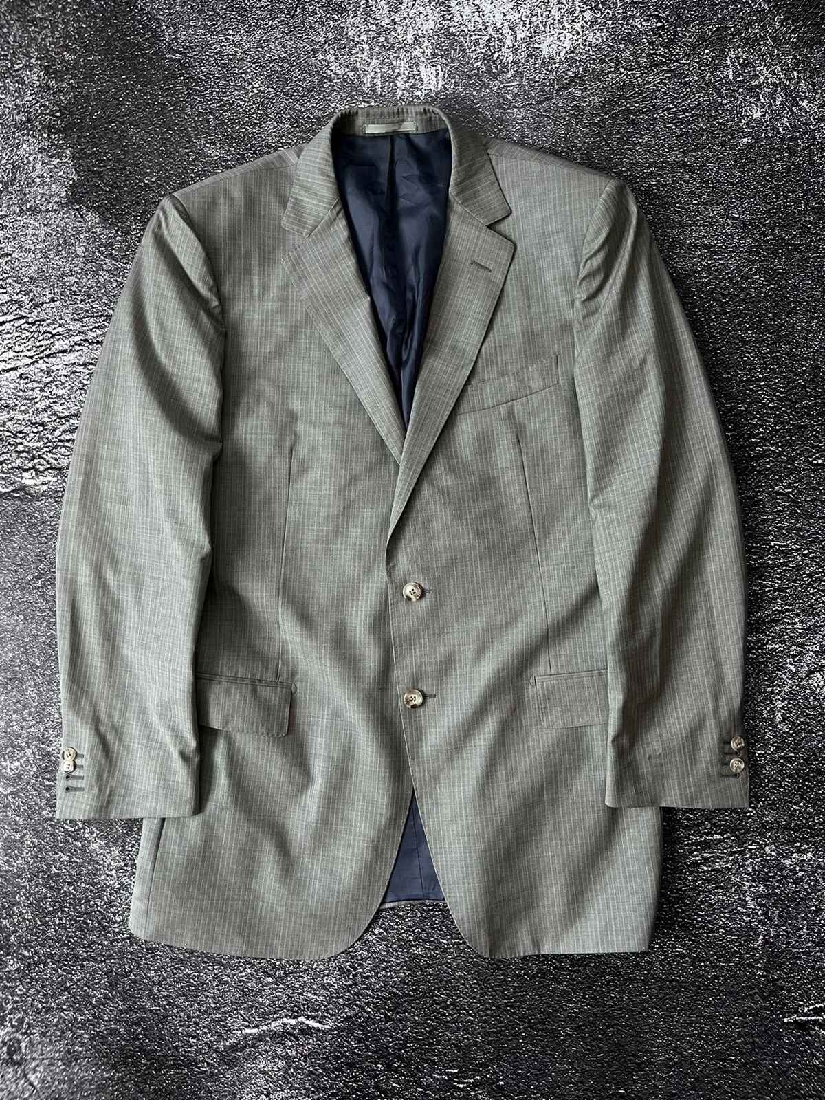 Suitsupply Suitsupply pure wool striped blazer 2 button Size 44L - 1 Thumbnail