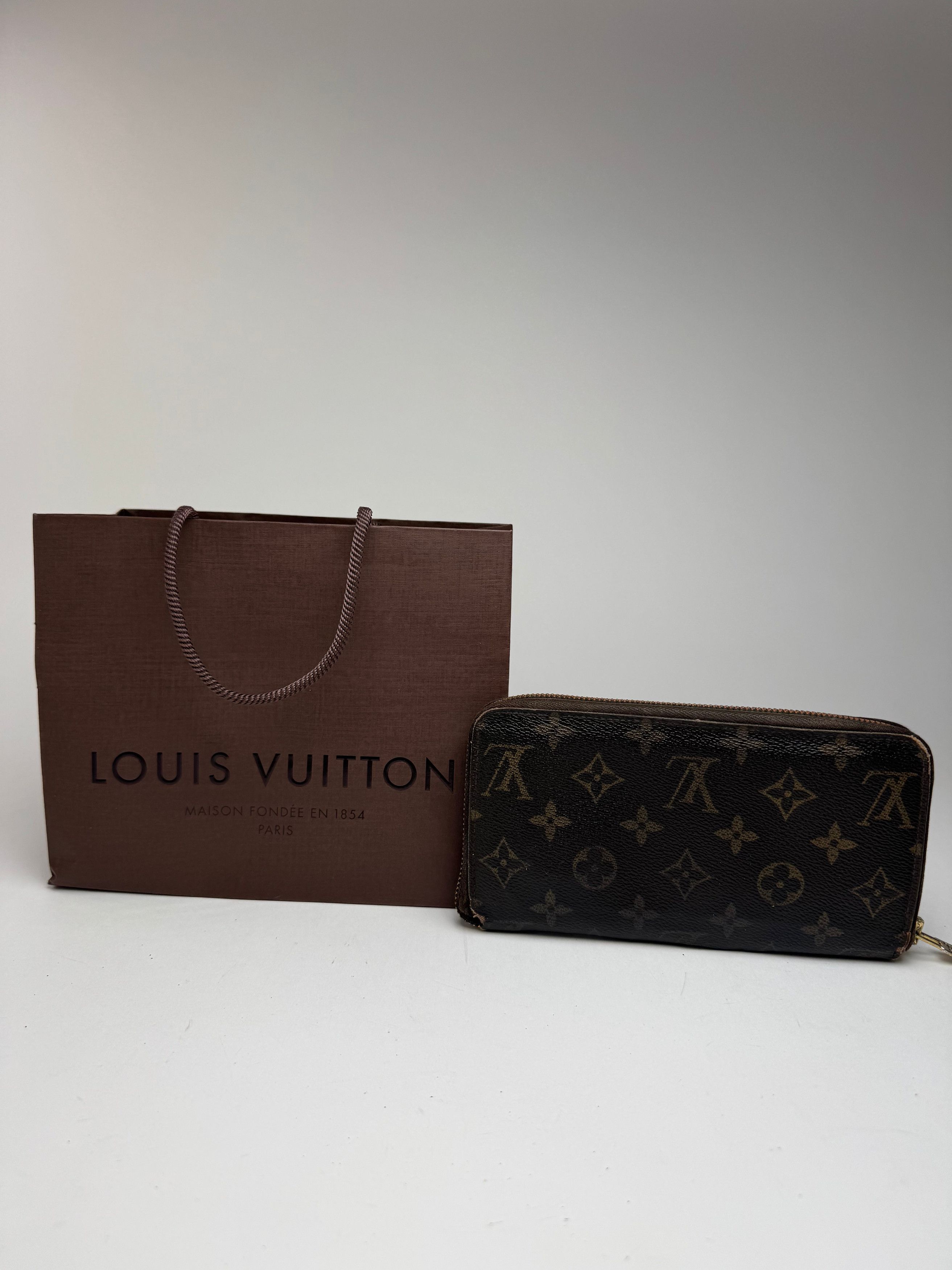 Louis Vuitton Vintage Monogram Zippy leather wallet brown Size ONE SIZE - 1 Thumbnail